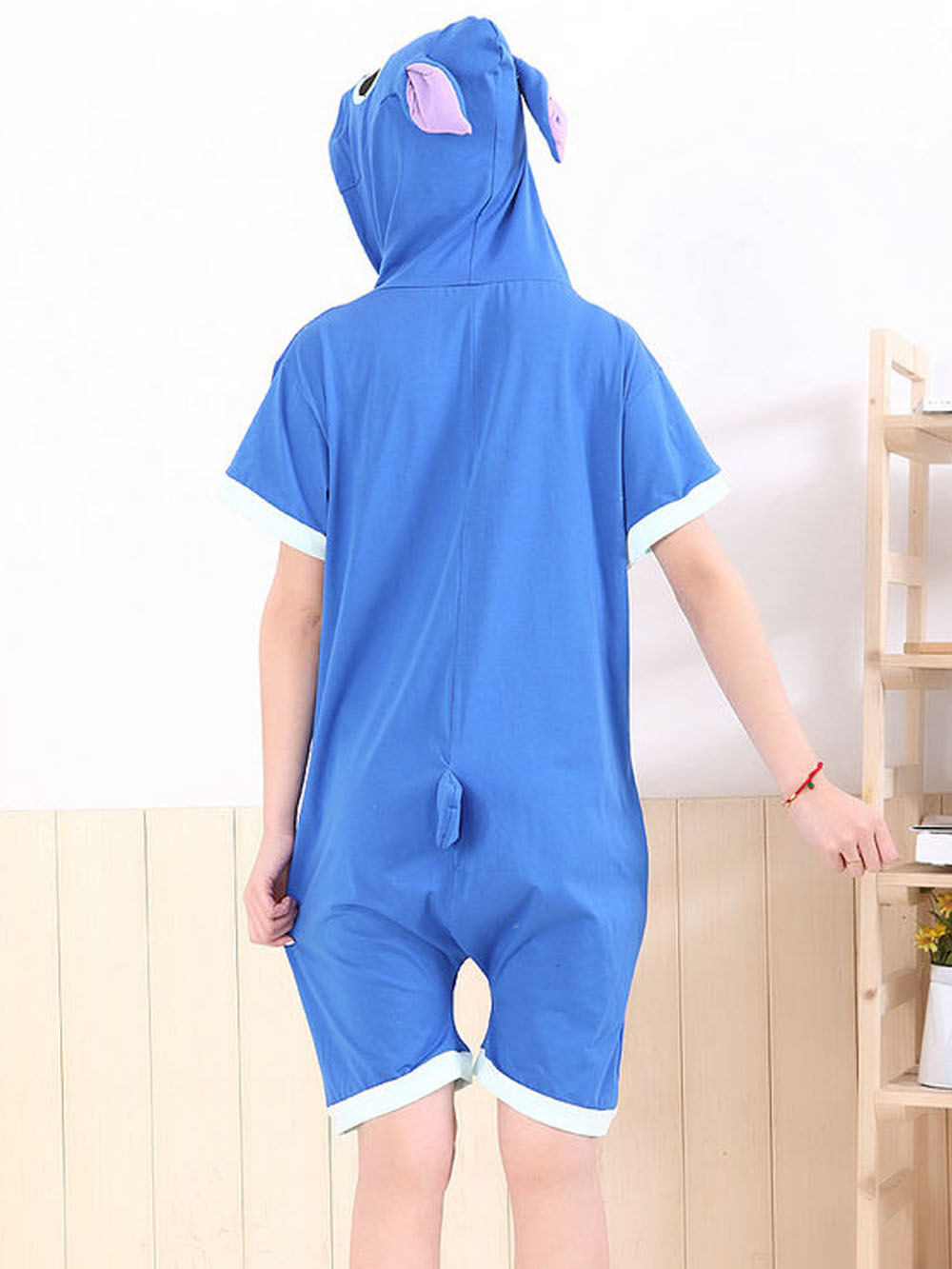 Blue Stitch Pajamas Animal Onesie Hoodie Kigurumi Costume