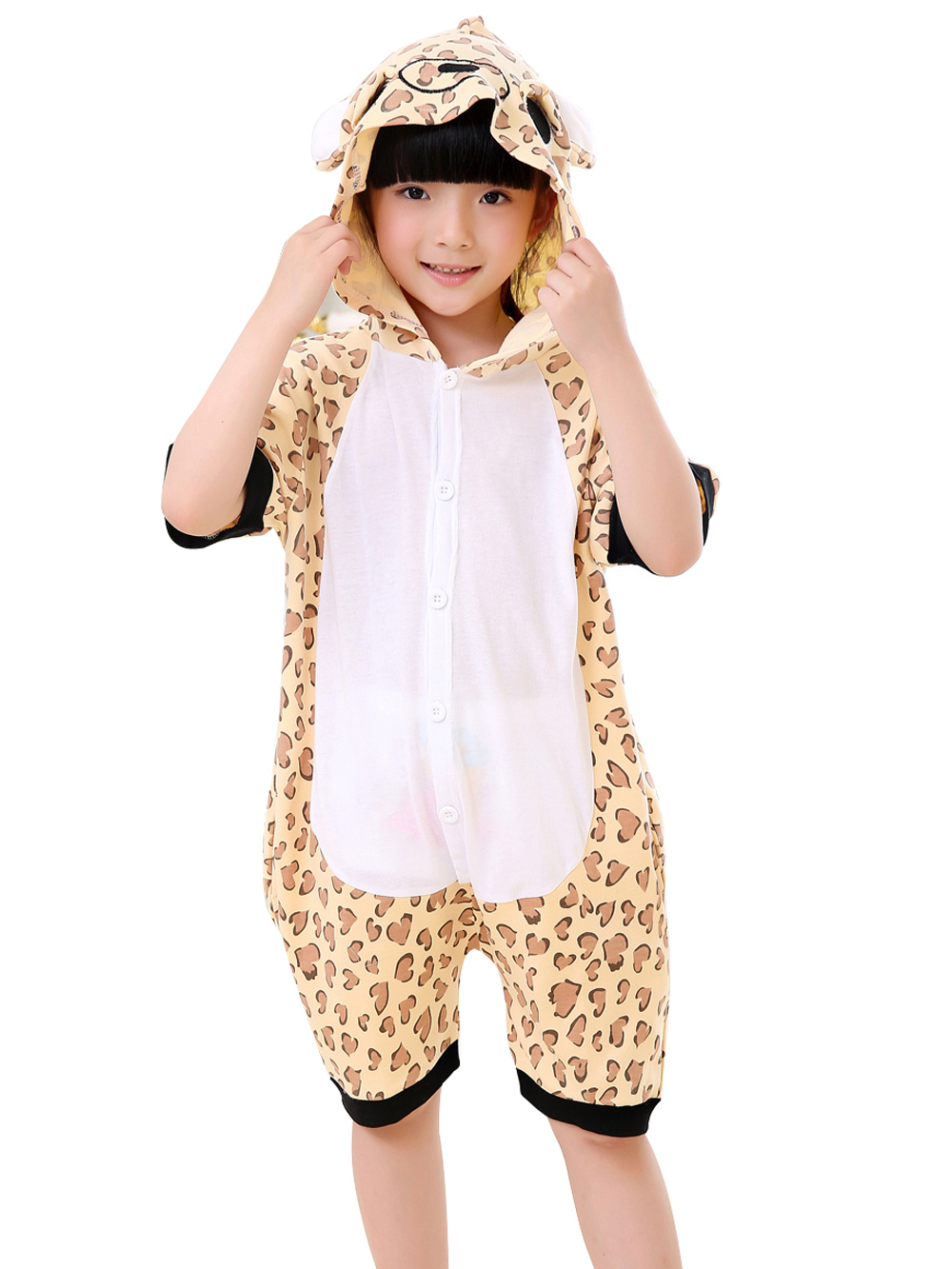 Shop Sale Cheap Leopard Print bear kids Animal Onesies Pajamas Costume-NKCOS