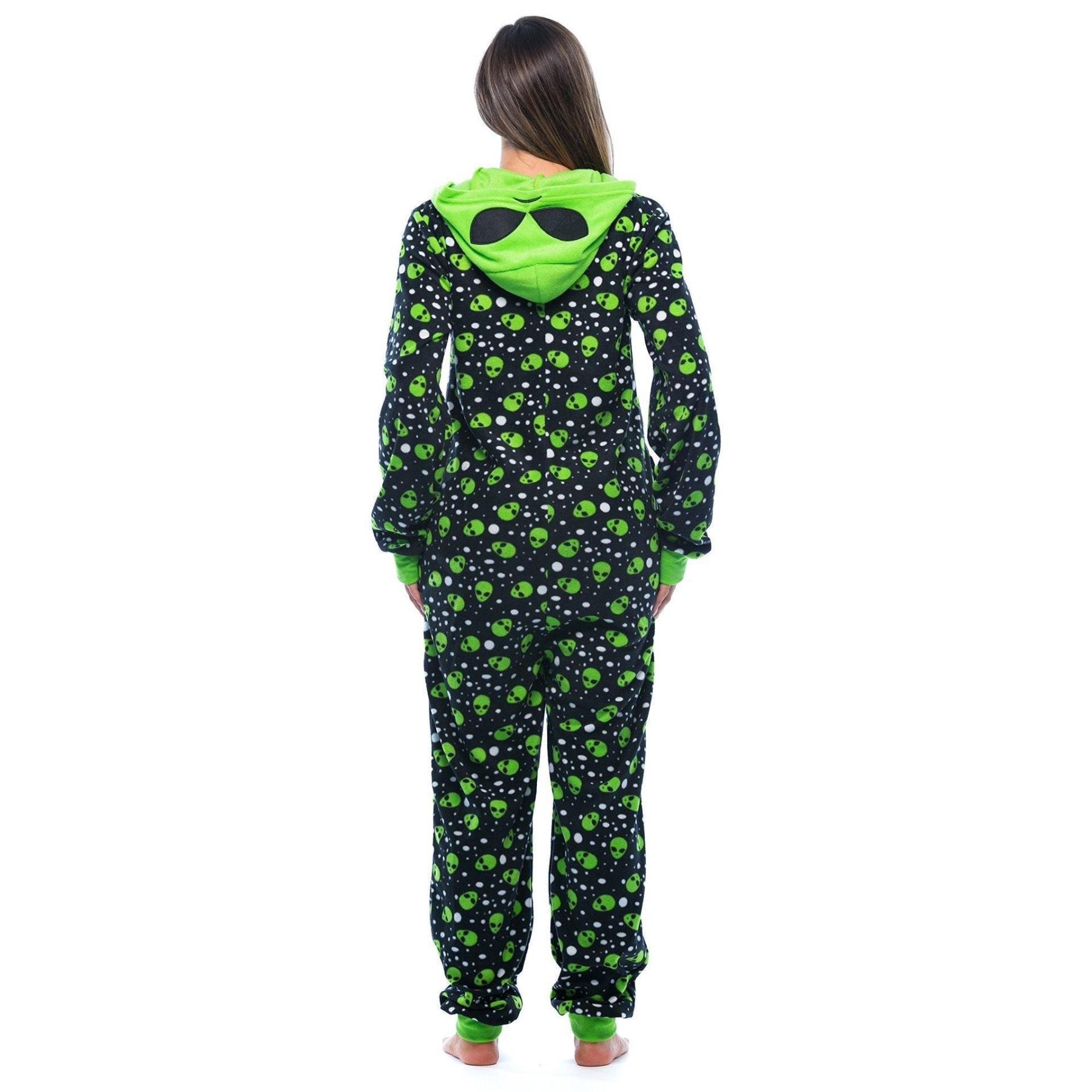Alien Adult Onesie Kigurumi Costume Halloween Horror ghost face mask Jumpsuits