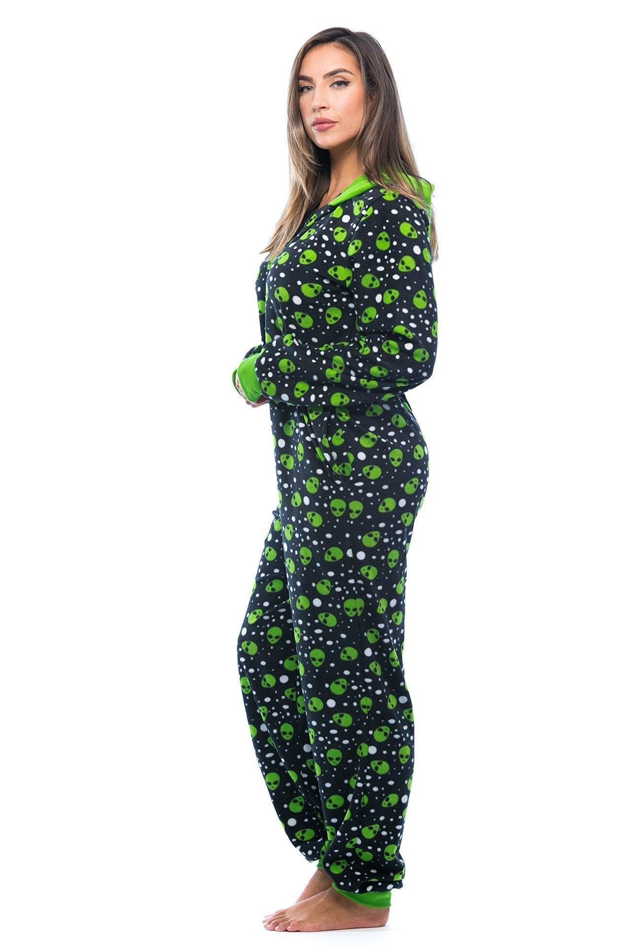 Alien Adult Onesie Kigurumi Costume Halloween Horror ghost face mask Jumpsuits