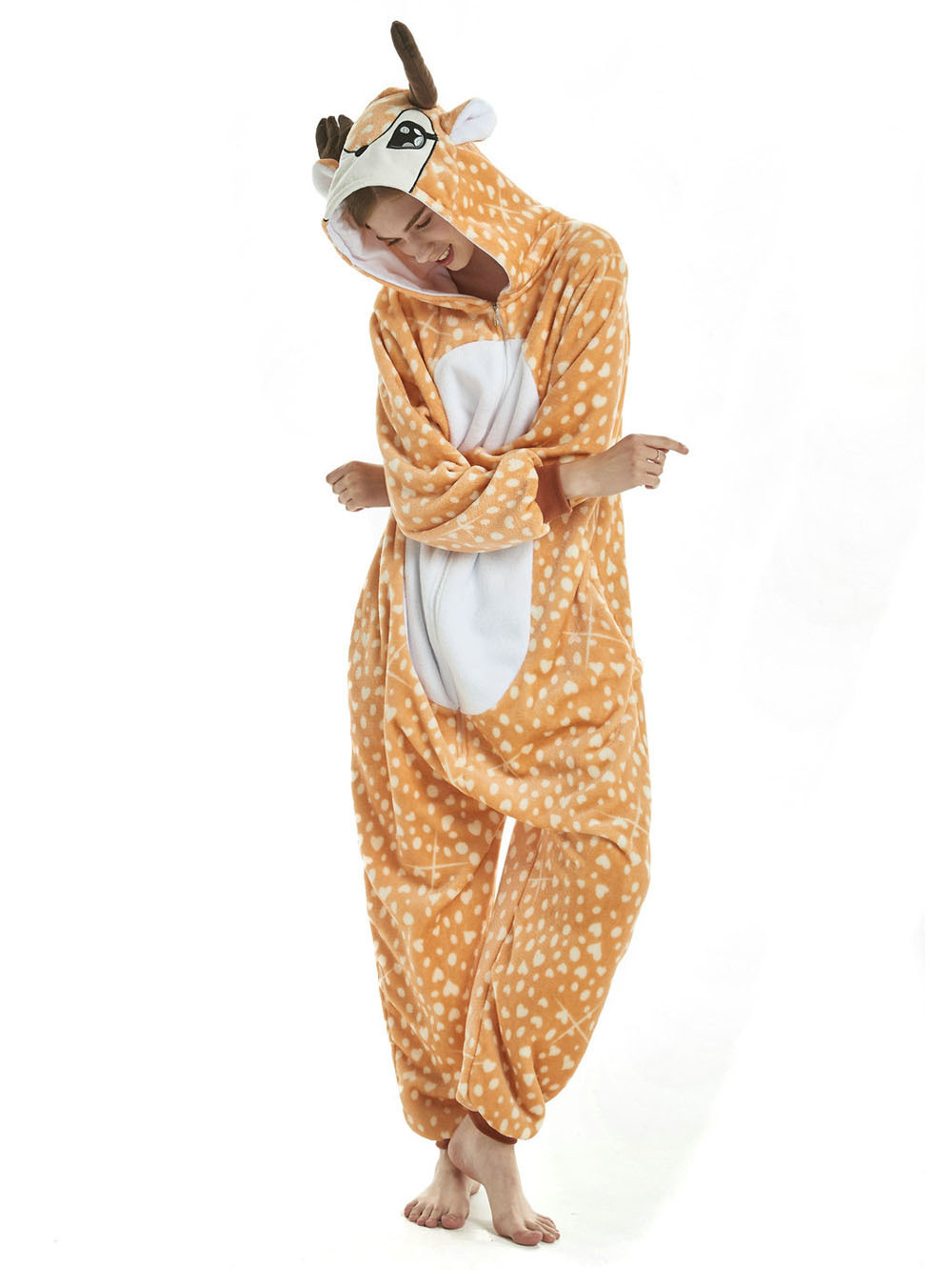 Adult New Deer Kigurumi Onesies Pajamas Costume