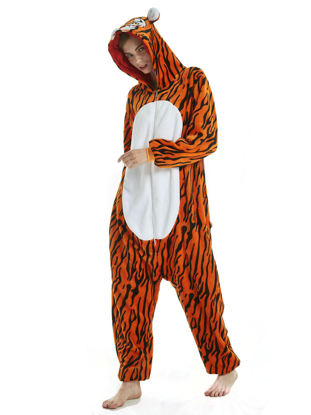 New Tiger Kigurumi Onesies Pajamas For Adult costume