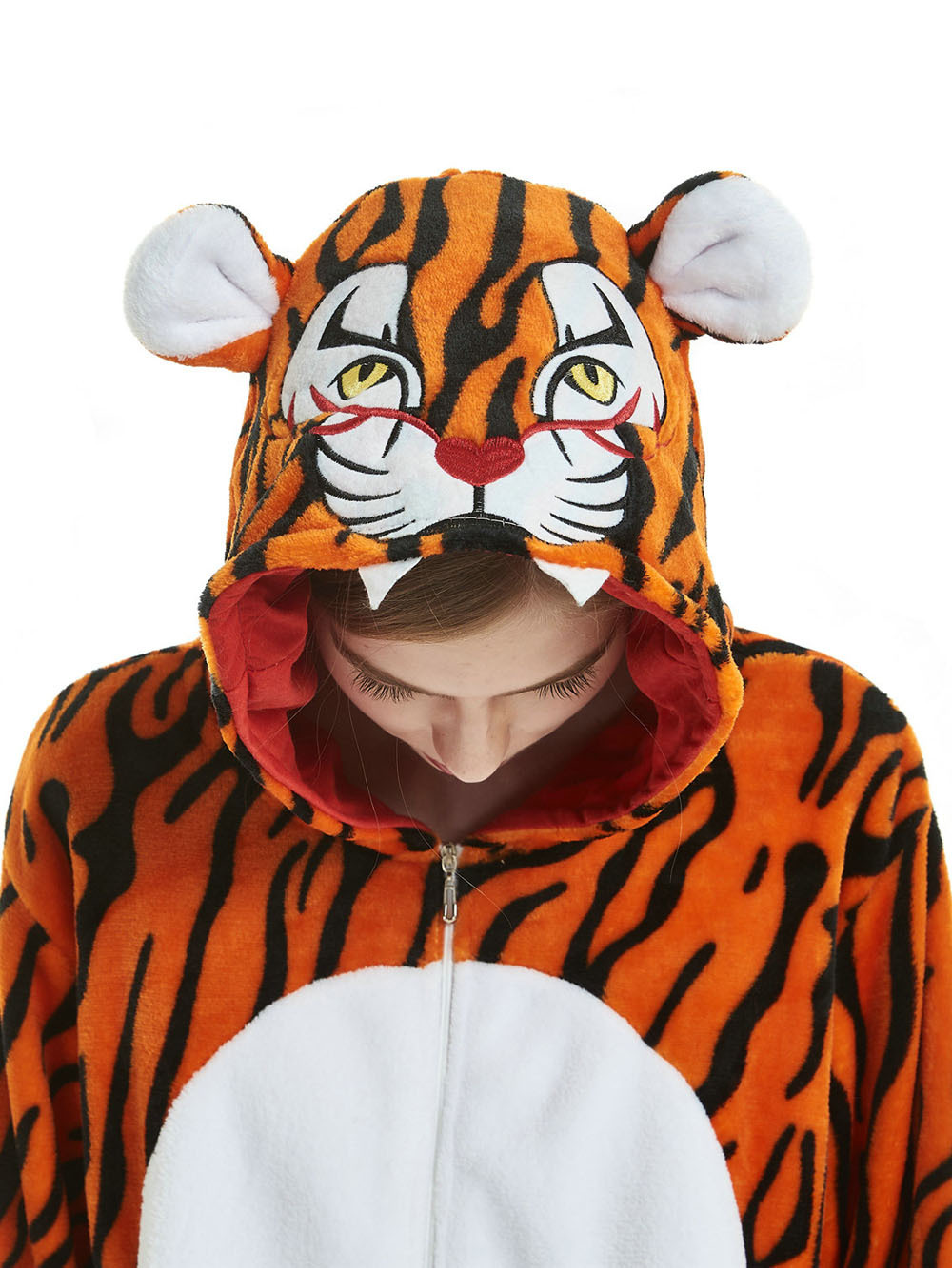 New Tiger Kigurumi Onesies Pajamas For Adult costume
