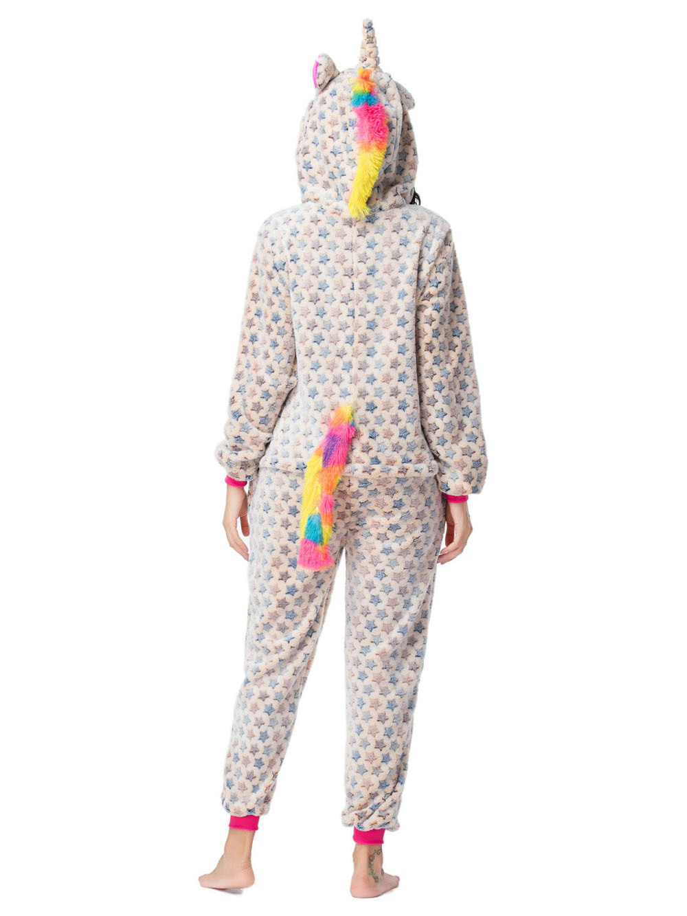Warm Adult Unicorn Pajamas Animal Kigurumi Costume Cosplay Onesies-PajamasFun