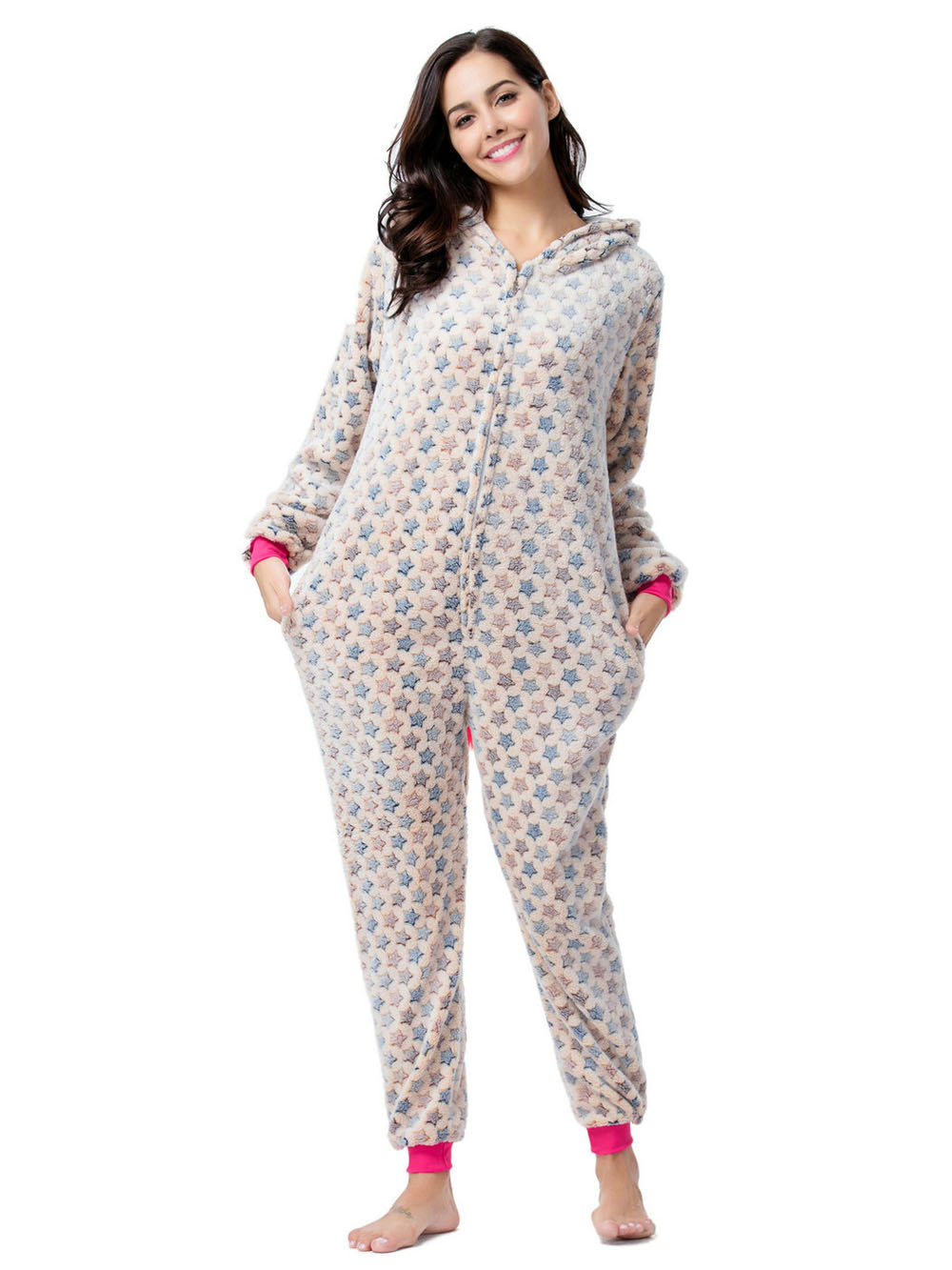 Warm Adult Unicorn Pajamas Animal Kigurumi Costume Cosplay Onesies-PajamasFun