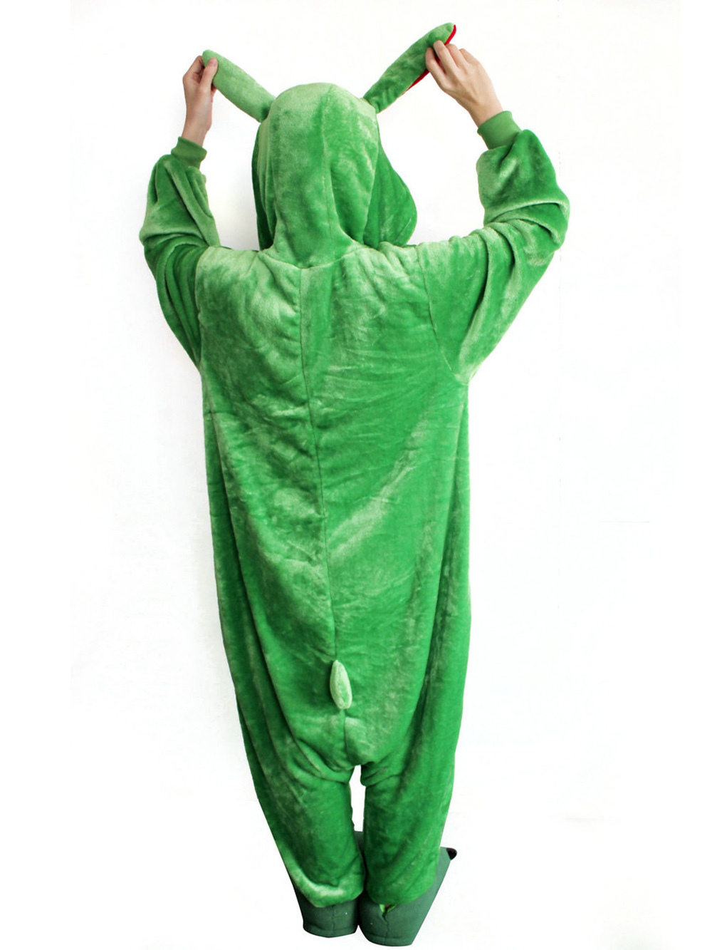 Green Rabbit Onesies Hoodie Pajamas Animal Costume Kigurumi