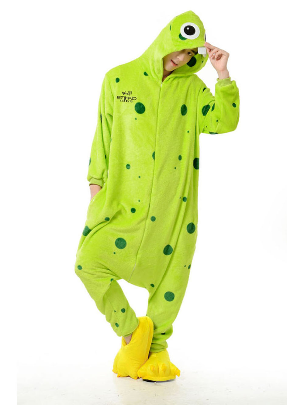 Bucktooth Monster Animal Kigurumi Oneises Costume Pajamas-PajamasFun