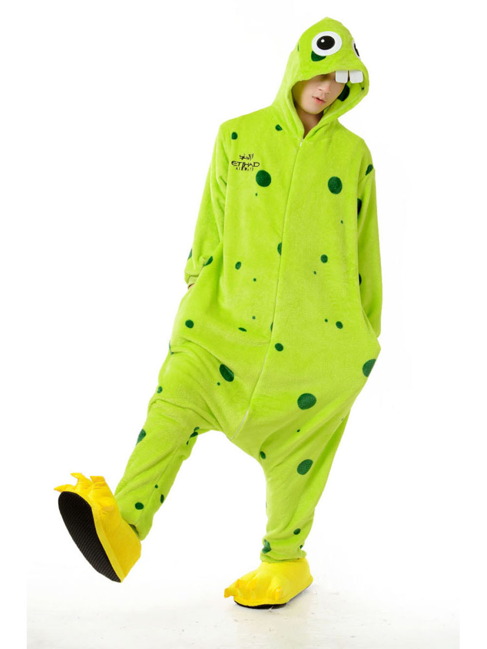 Bucktooth Monster Animal Kigurumi Oneises Costume Pajamas-PajamasFun