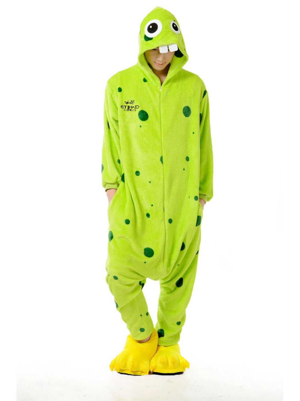 Bucktooth Monster Animal Kigurumi Oneises Costume Pajamas-PajamasFun