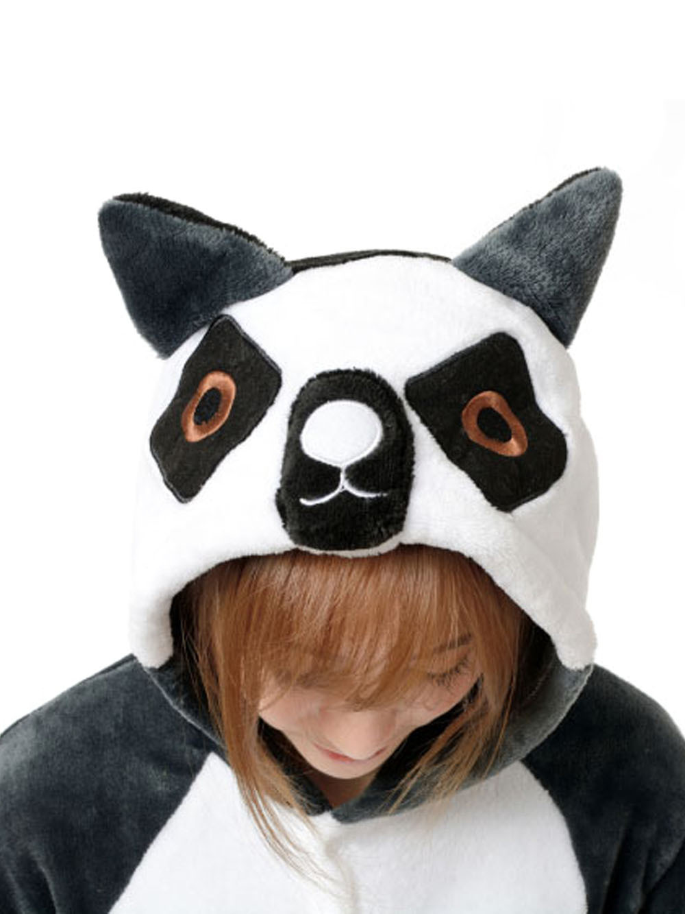Animal Cat Kigurumi Hoodie Tailed Onesie Costume Pajamas