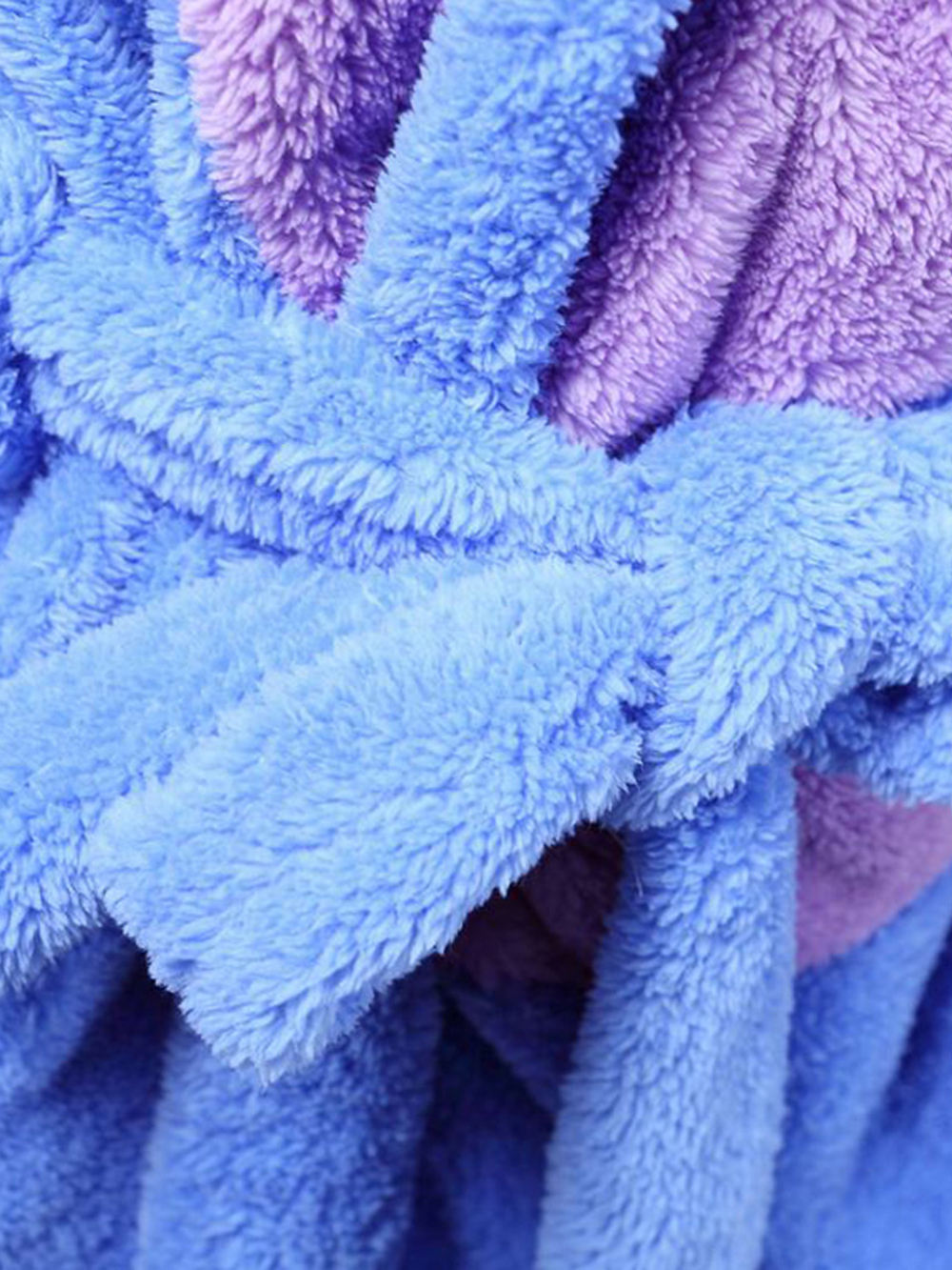 Blue Donkey Kigurumi Pajamas Winter Cosplay Robe Hoodie