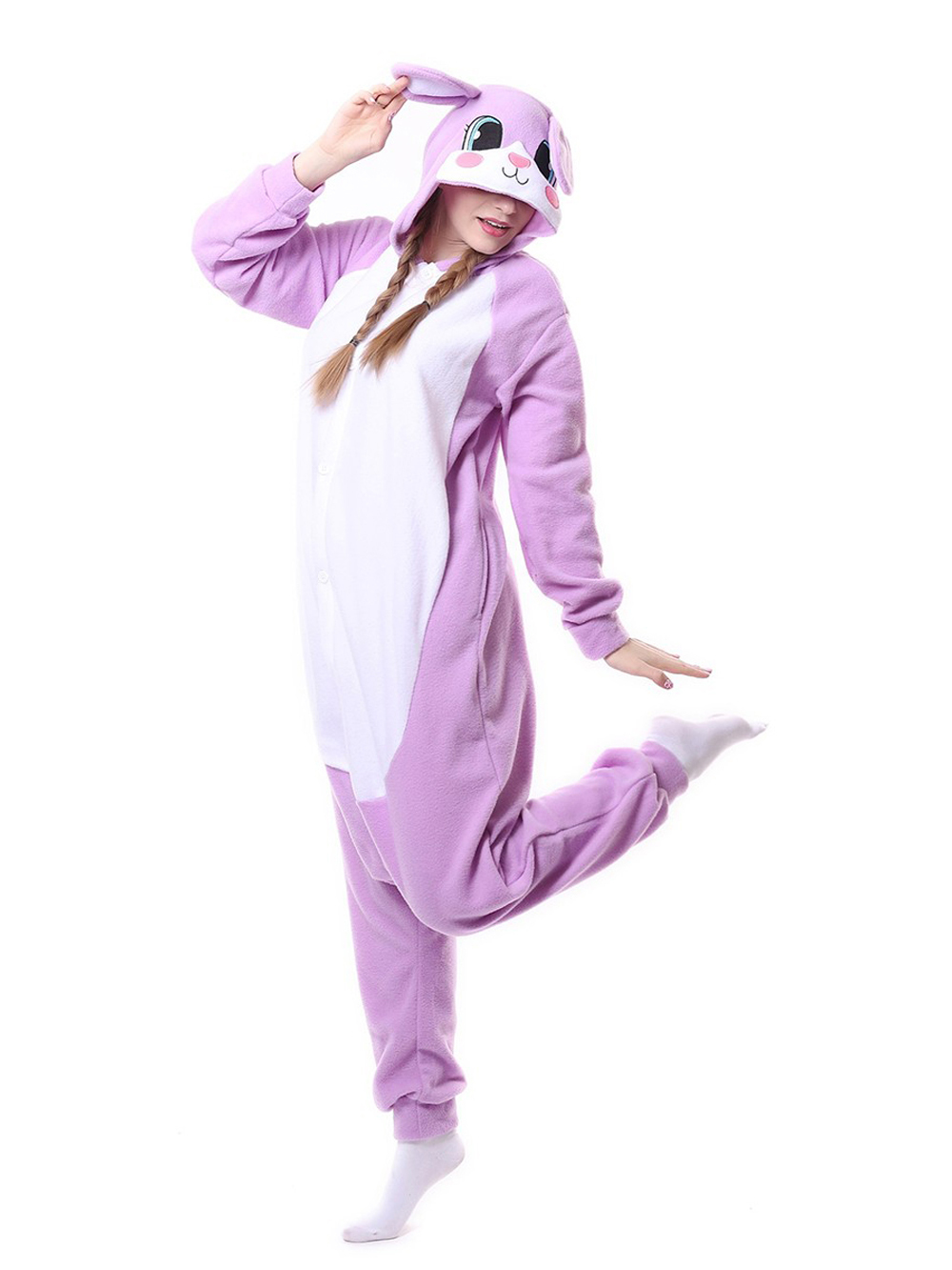 Rabbit Kigurumi Pajamas Animal Hoodie Bunny Costume Onesies