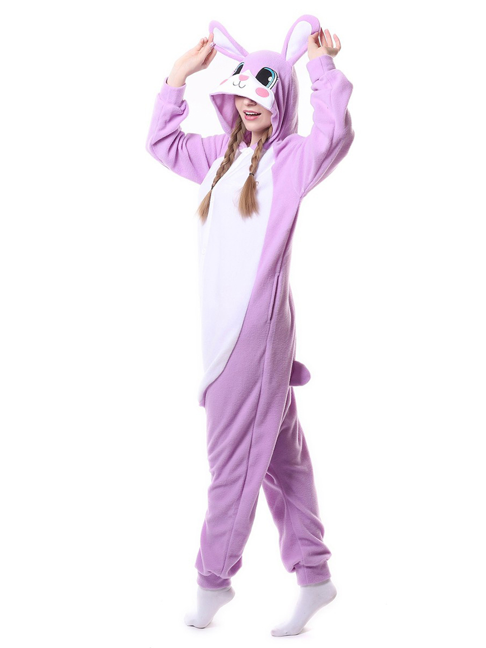 Rabbit Kigurumi Pajamas Animal Hoodie Bunny Costume Onesies