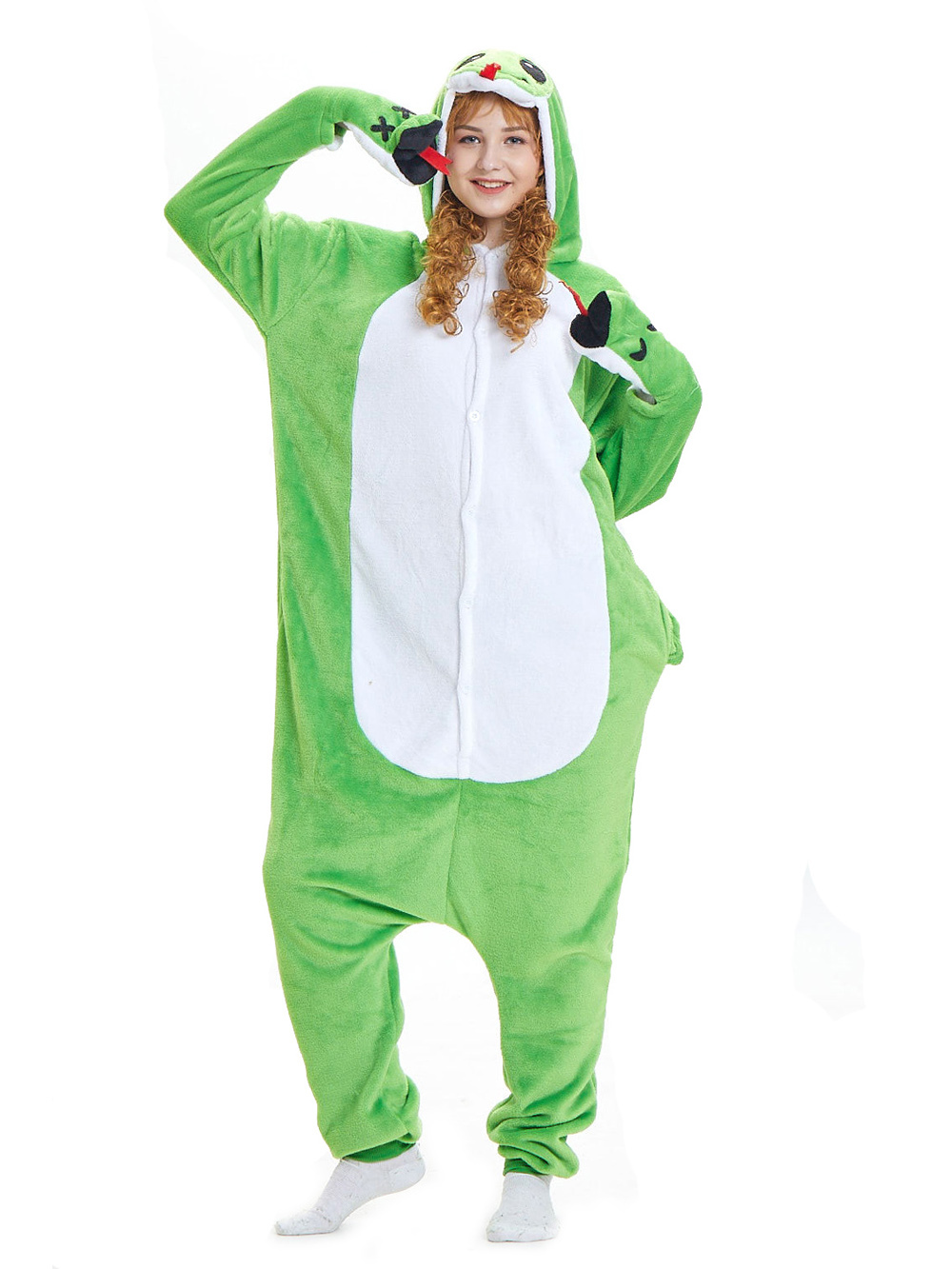 Shop Sale Cheap Animal Adult Snake Onesies Hoodie Kigurumi Costume Pajamas-NKCOS