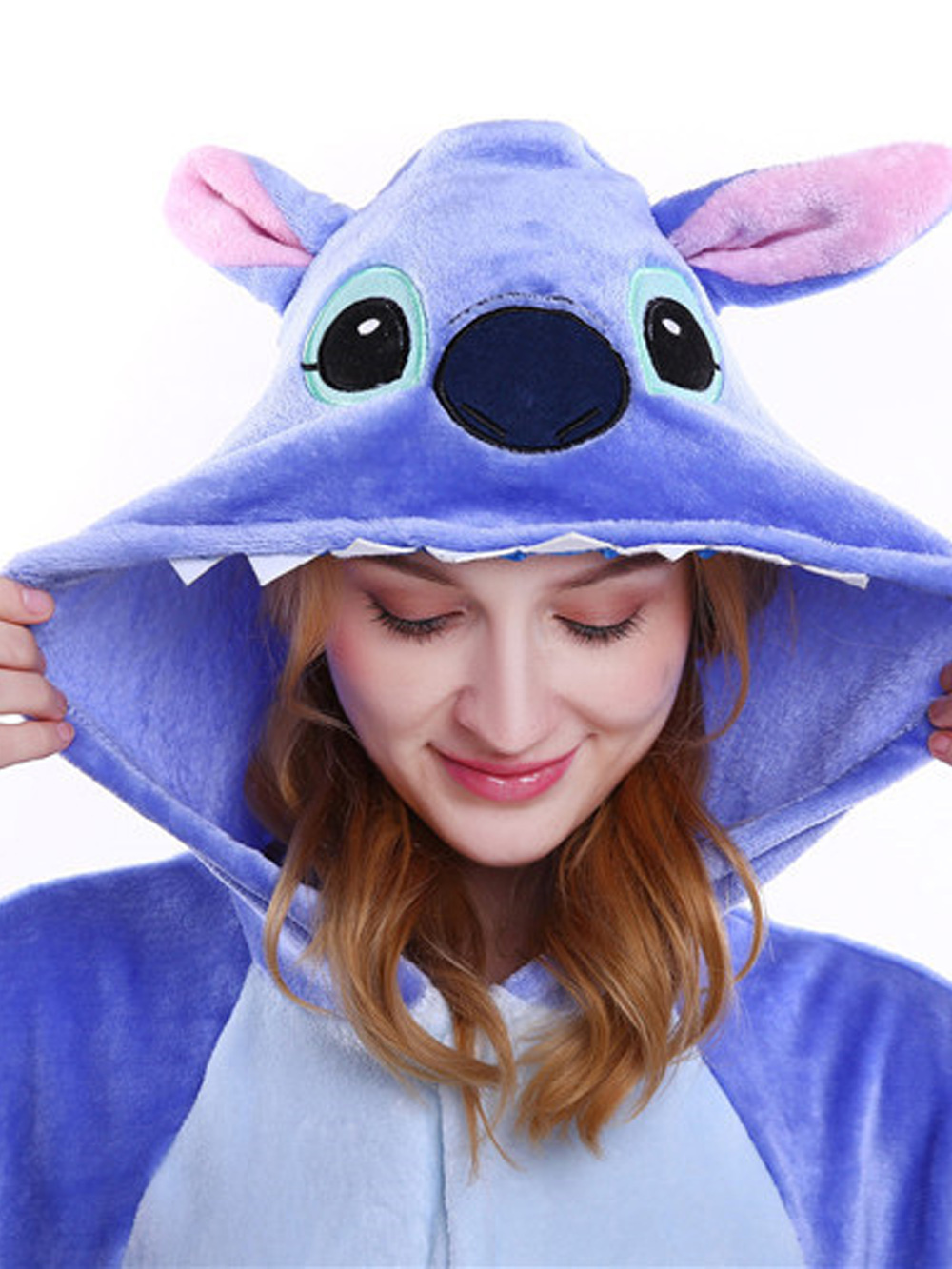 Blue Stitch Kigurumi Onesies Pajamas Animal Costume