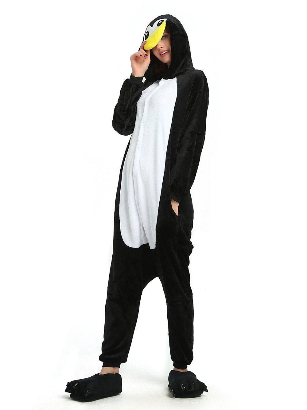 Penguin Onesies Hoodie Pajamas Animal Kigurumi Costume