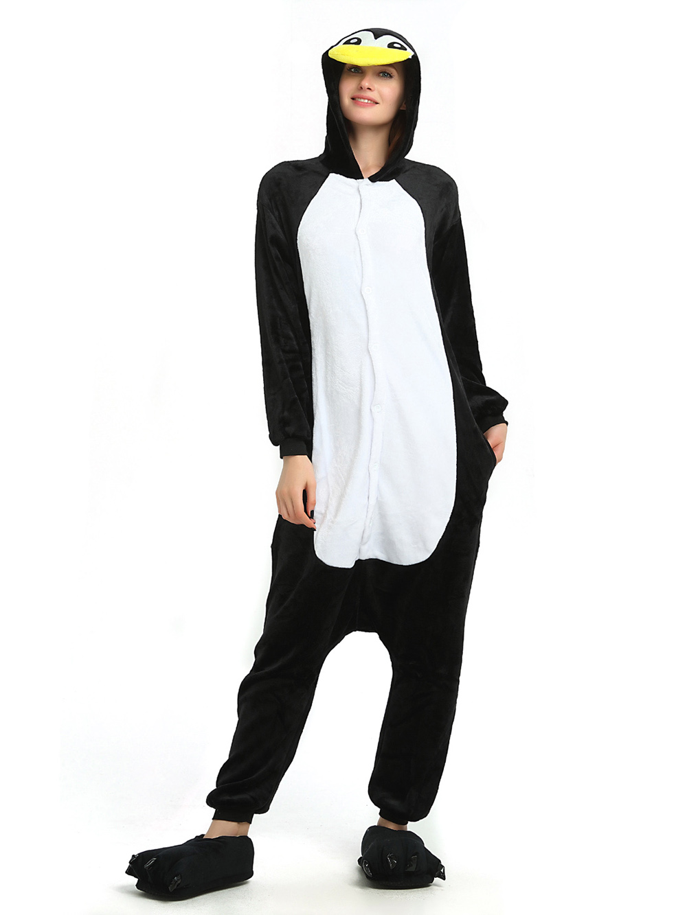 Penguin Onesies Hoodie Pajamas Animal Kigurumi Costume
