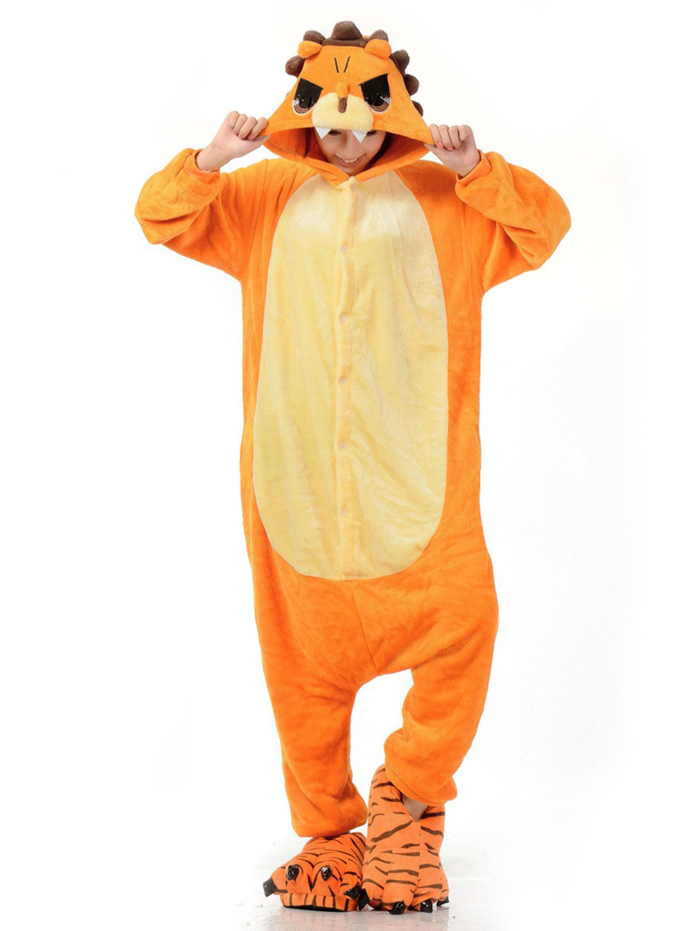 Lion Onesies Hoodie Pajamas Animal Costume Kigurumi Pajamas