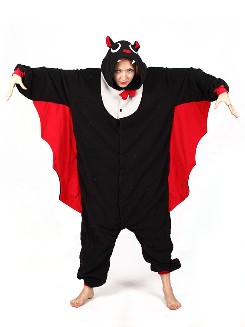 Animal unisex Bat Onesies Hoodie kigurumi costume Pajamas-PajamasFun