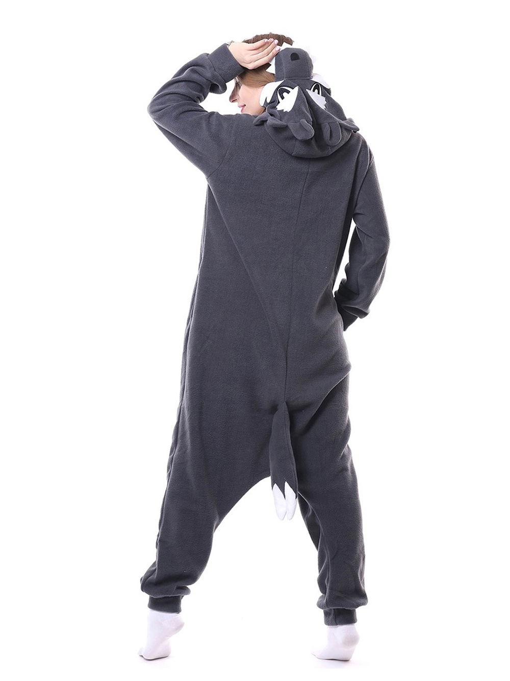 Animal Unisex Wolf Onesies Hoodie Kigurumi Costume Pajamas