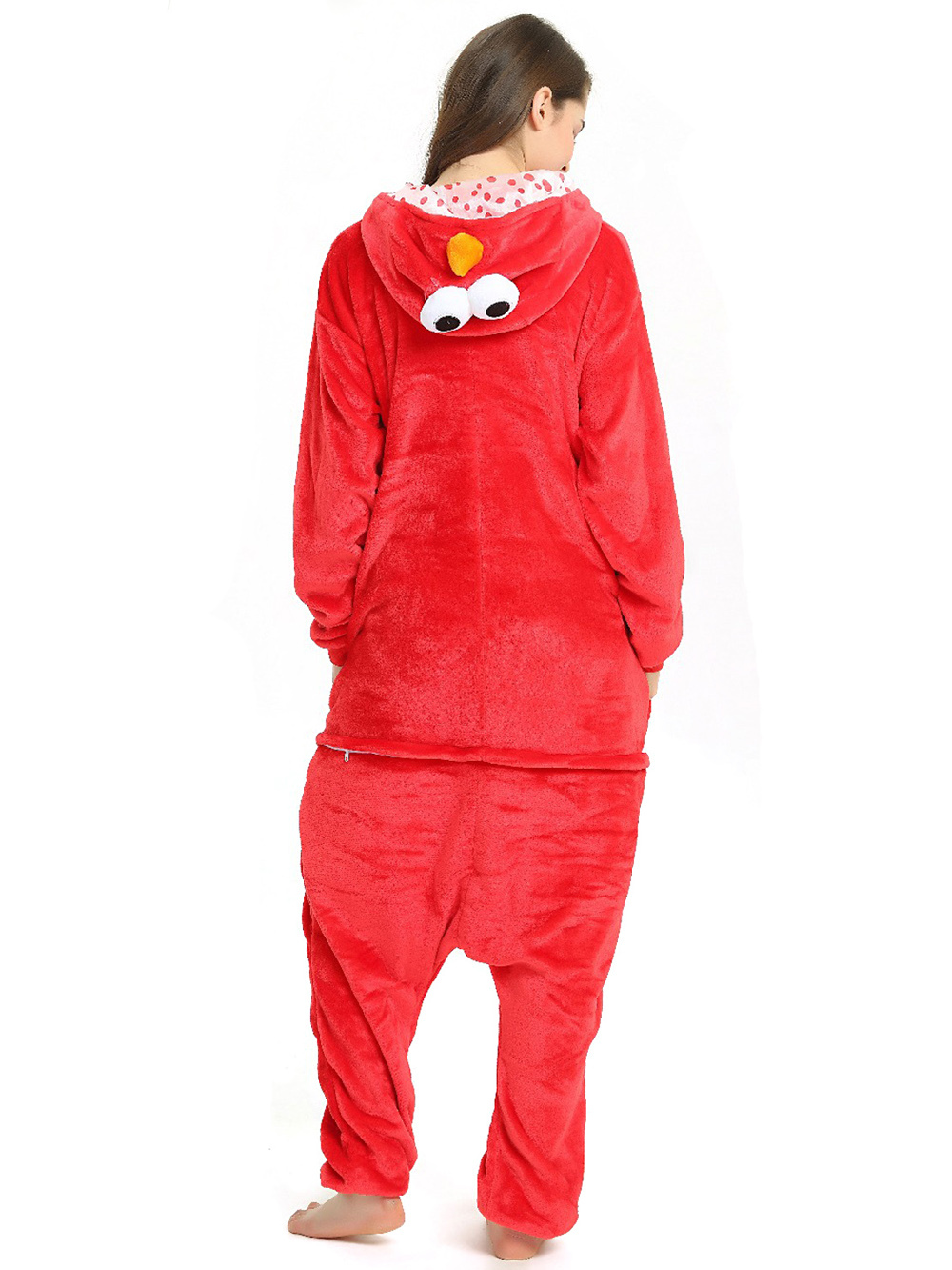 Seame Street ELMO Onesie Hoodie Costume Kigurumi Pajamas