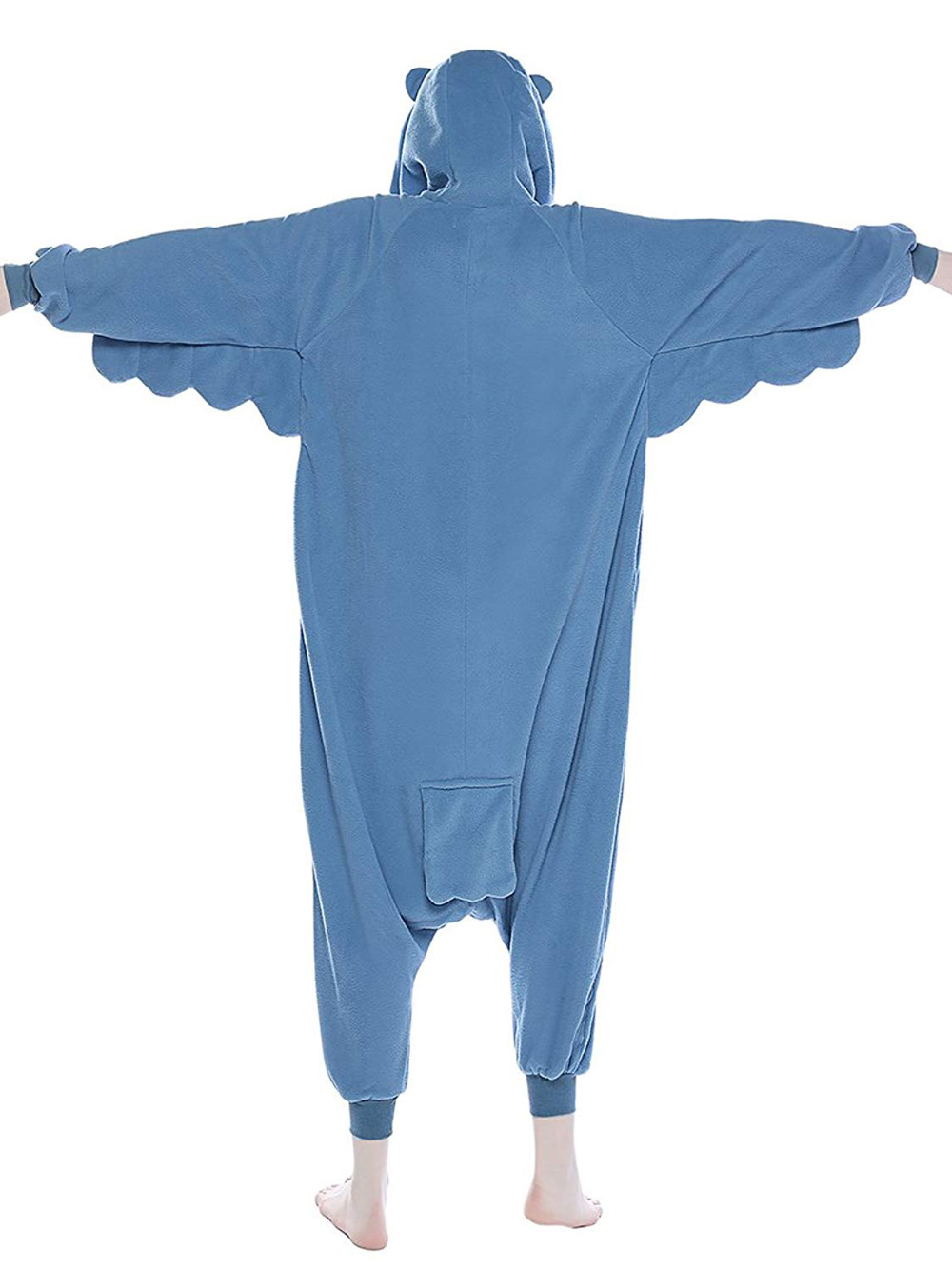 Steelblue Owl Onesies Hoodie Unisex Costume Kigurumi Pajamas-PajamasFun