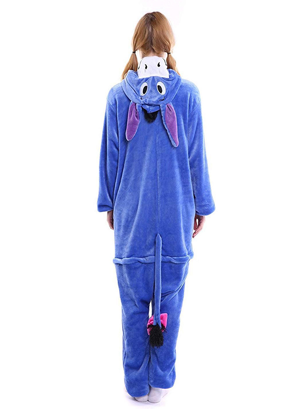 Blue Eeyore Donkey Kigurumi Onesies Pajamas Animal Costume