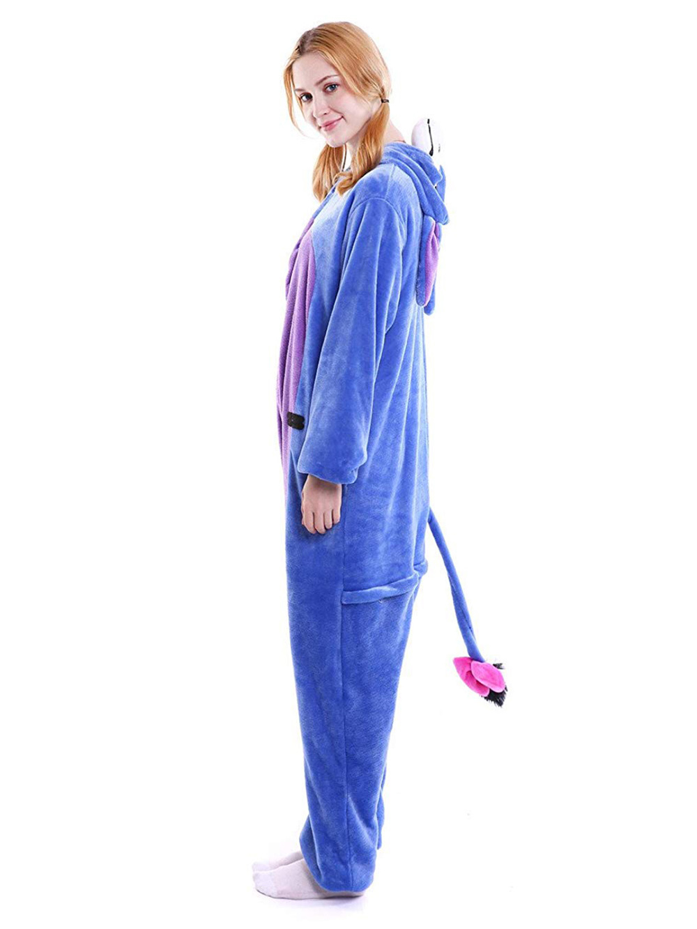 Blue Eeyore Donkey Kigurumi Onesies Pajamas Animal Costume
