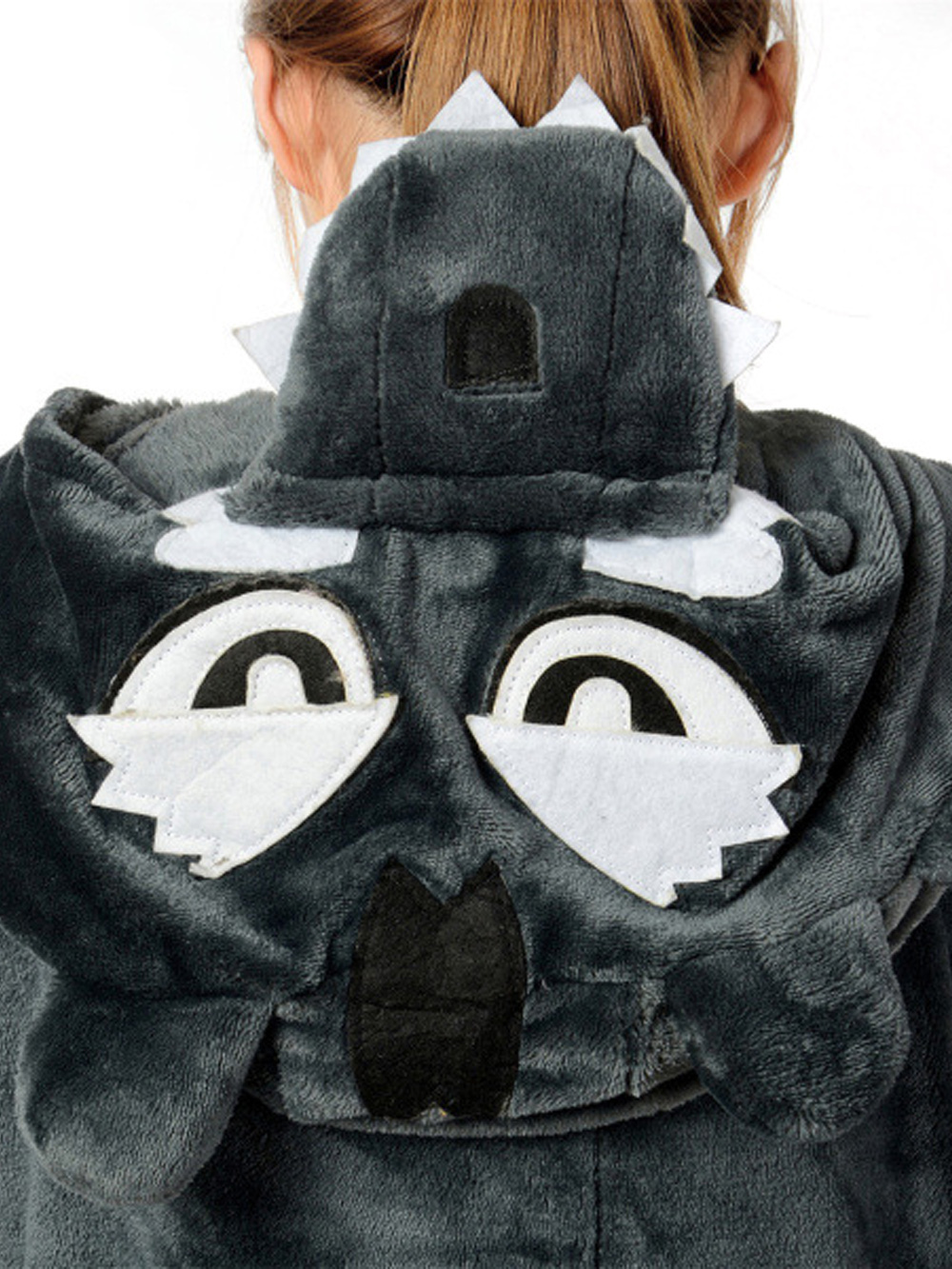 Animal Adult Pajamas Timber Wolf Hoodie kigurumi