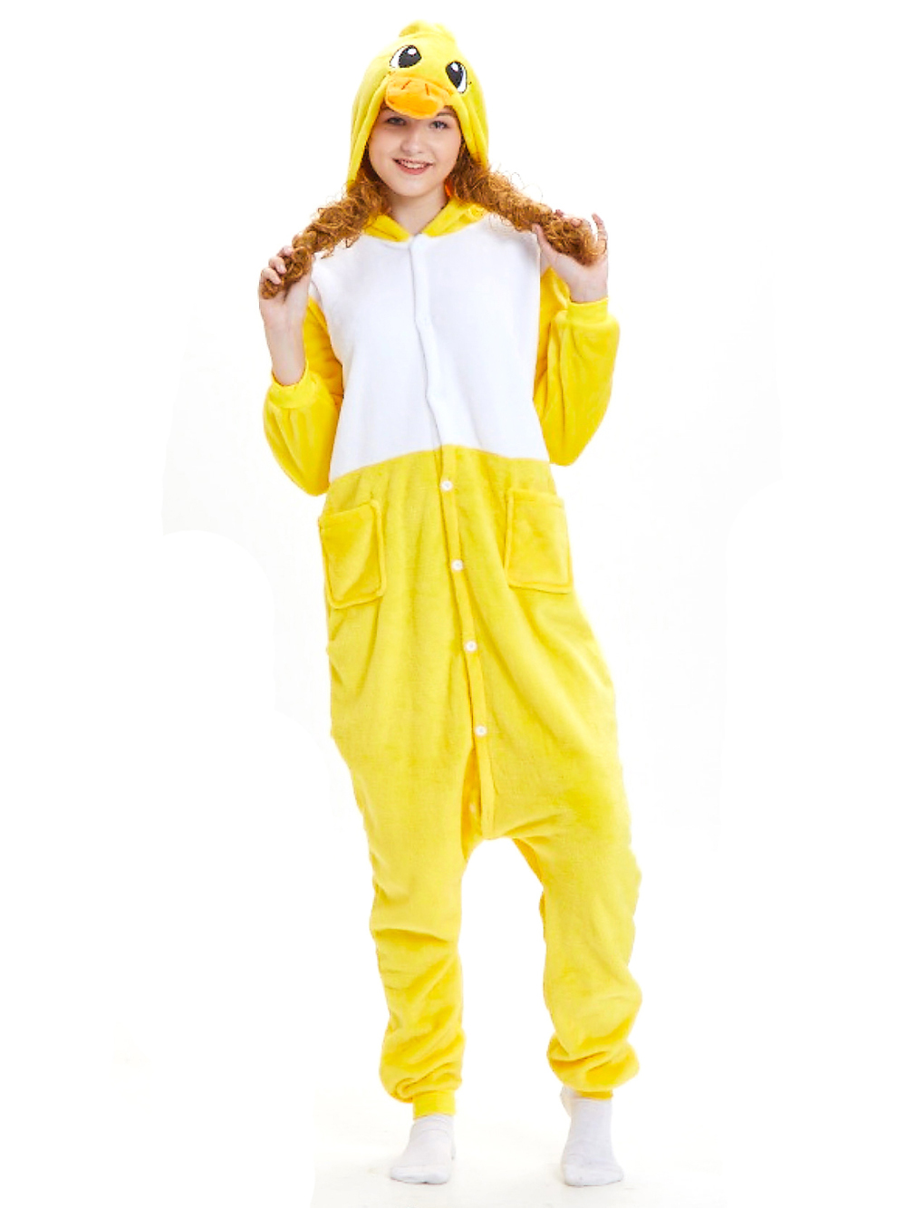 Animal Unisex Adult Duck Onesies Kigurumi Costume Pajamas