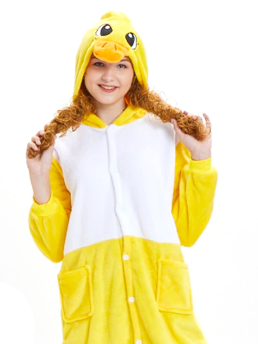 Animal Unisex Adult Duck Onesies Kigurumi Costume Pajamas