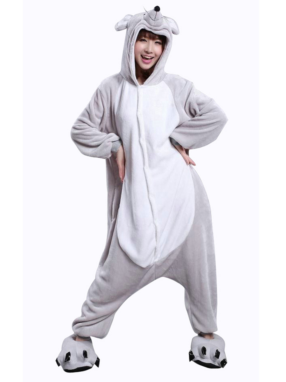 Chinese Zodiac Signs Mouse Kigurumi Animal Onesies Pajamas Costume-PajamasFun