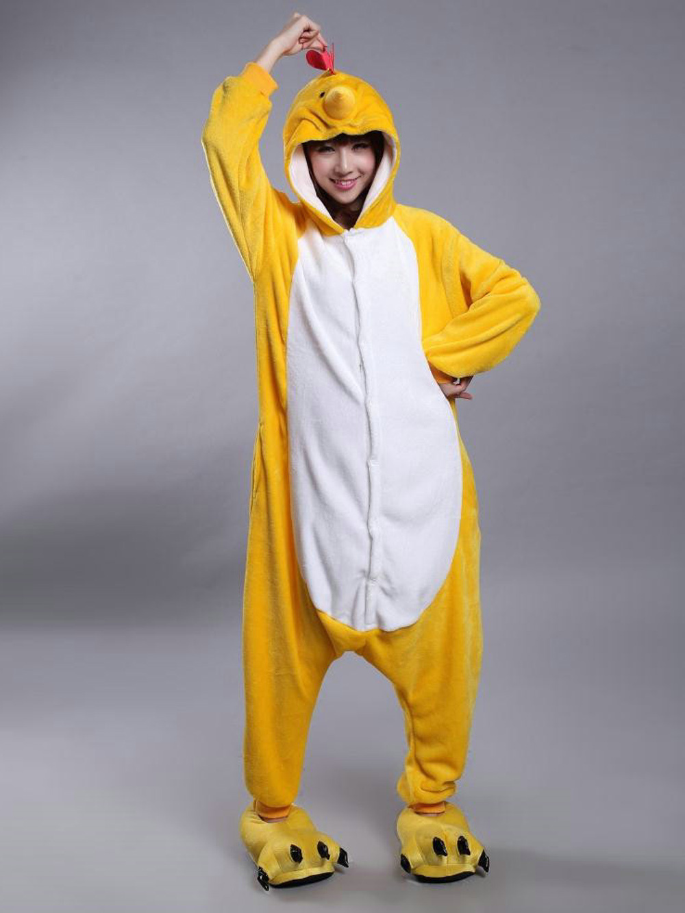 Chinese Zodiac Signs Chicken Kigurumi Animal Onesies Pajamas Costumes