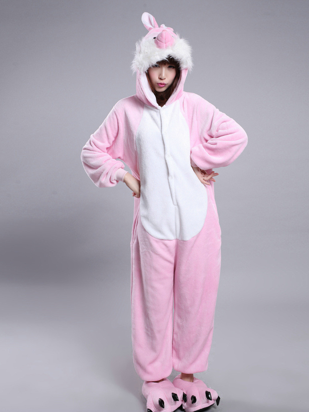 Chinese Zodiac Signs Rabbit Kigurumi Animal Onesies Pajamas