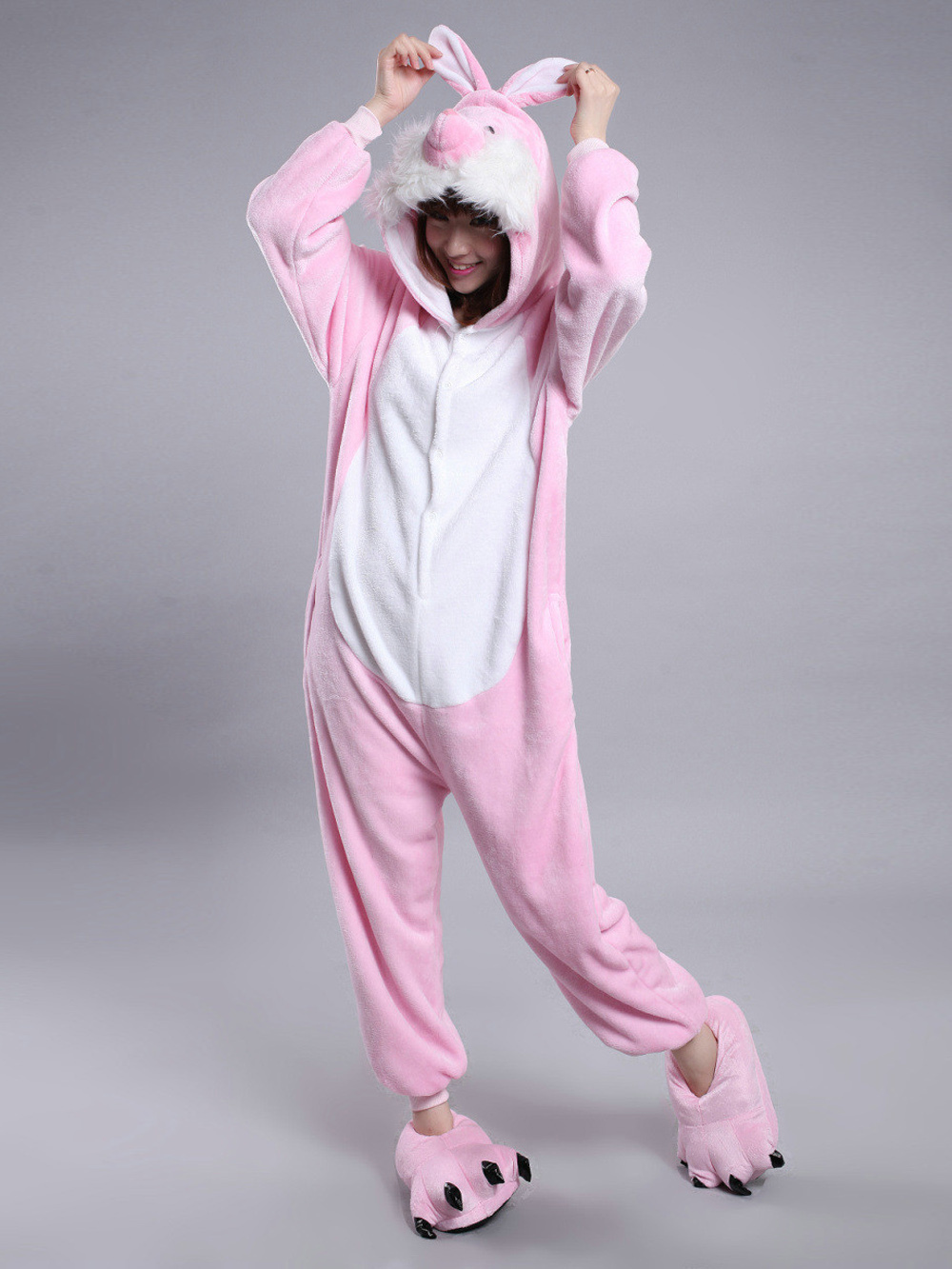 Shop Sale Cheap Chinese Zodiac Signs Rabbit Kigurumi Animal Onesies Pajamas-NKCOS