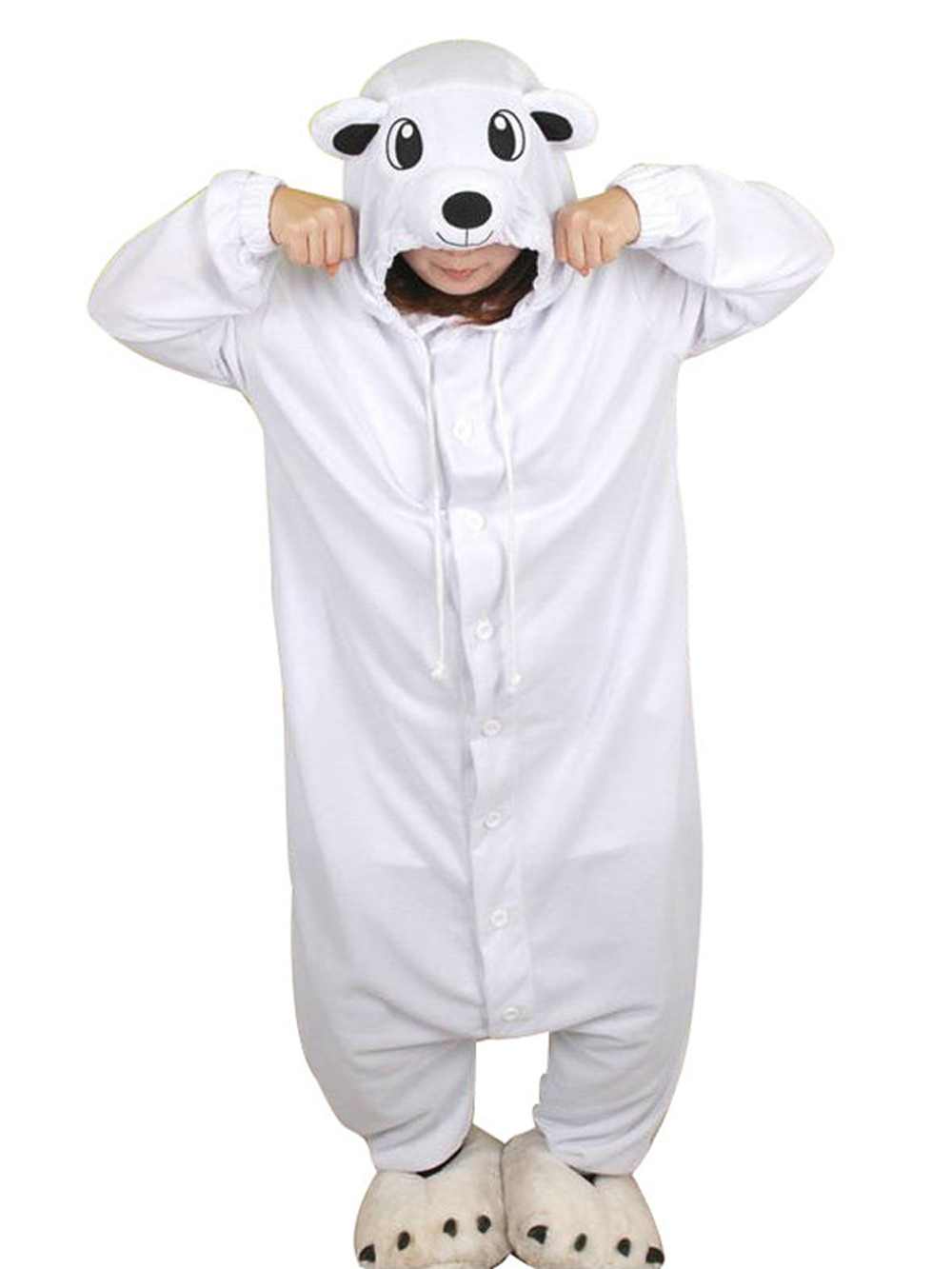 Polar Bear Animal Onesies Pajamas Kigurumi Costume