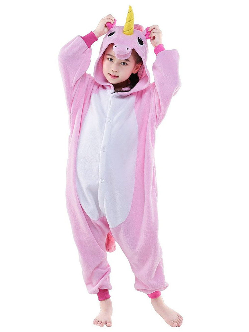 Shop Sale Cheap Pink Unicorn Kids kigrumi Onesie Animal Costume Pajamas-NKCOS