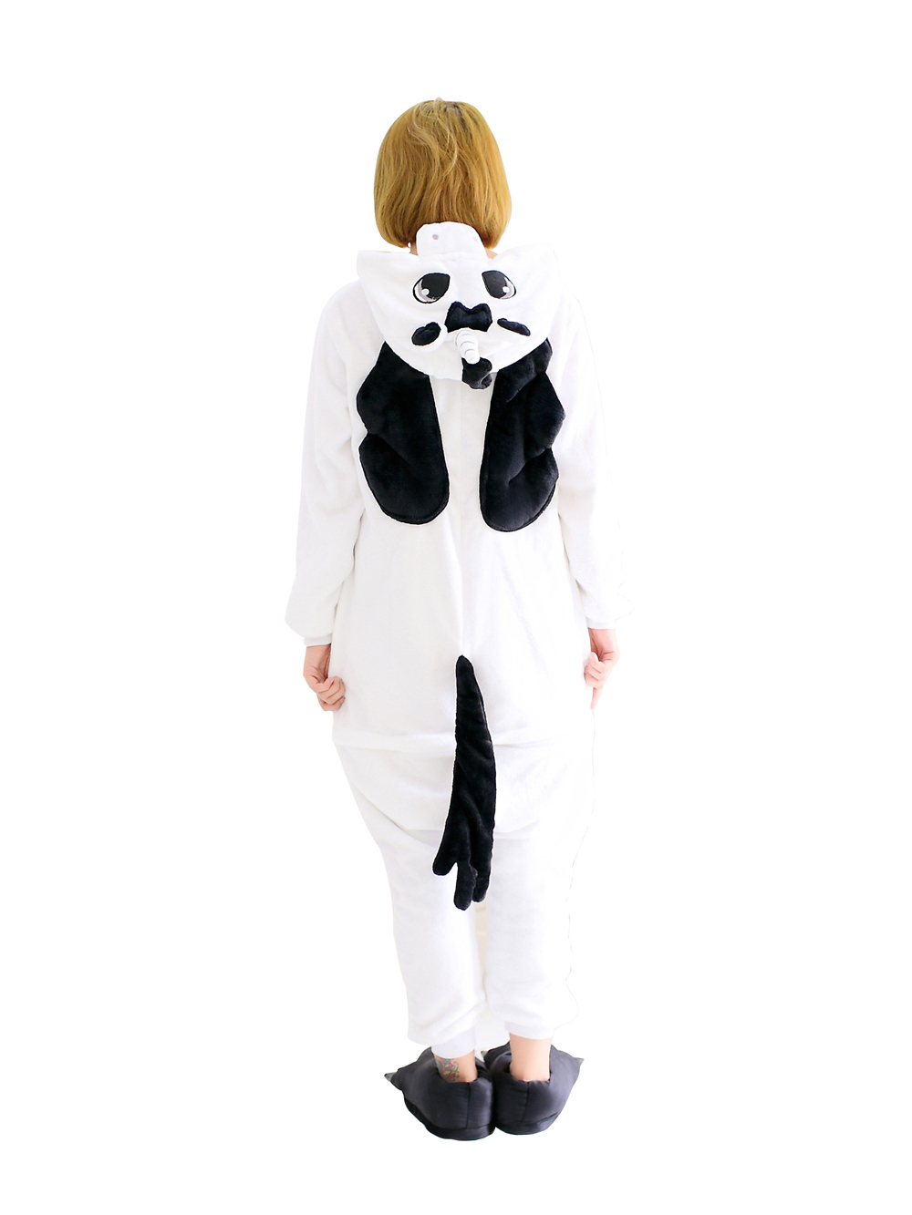 Black White Unicorn Pegasus Kigurumi Onesies Hoodie Costume Pajamas