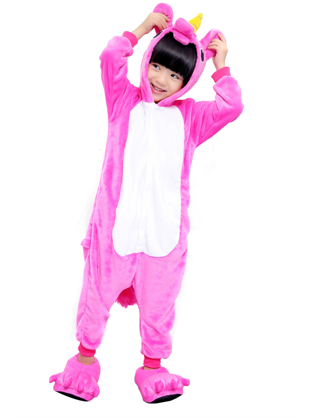 Shop Sale Cheap Kid Unicorn Pegasus Onesie Pajamas Kigurumi Hoodie Sleepwear-NKCOS