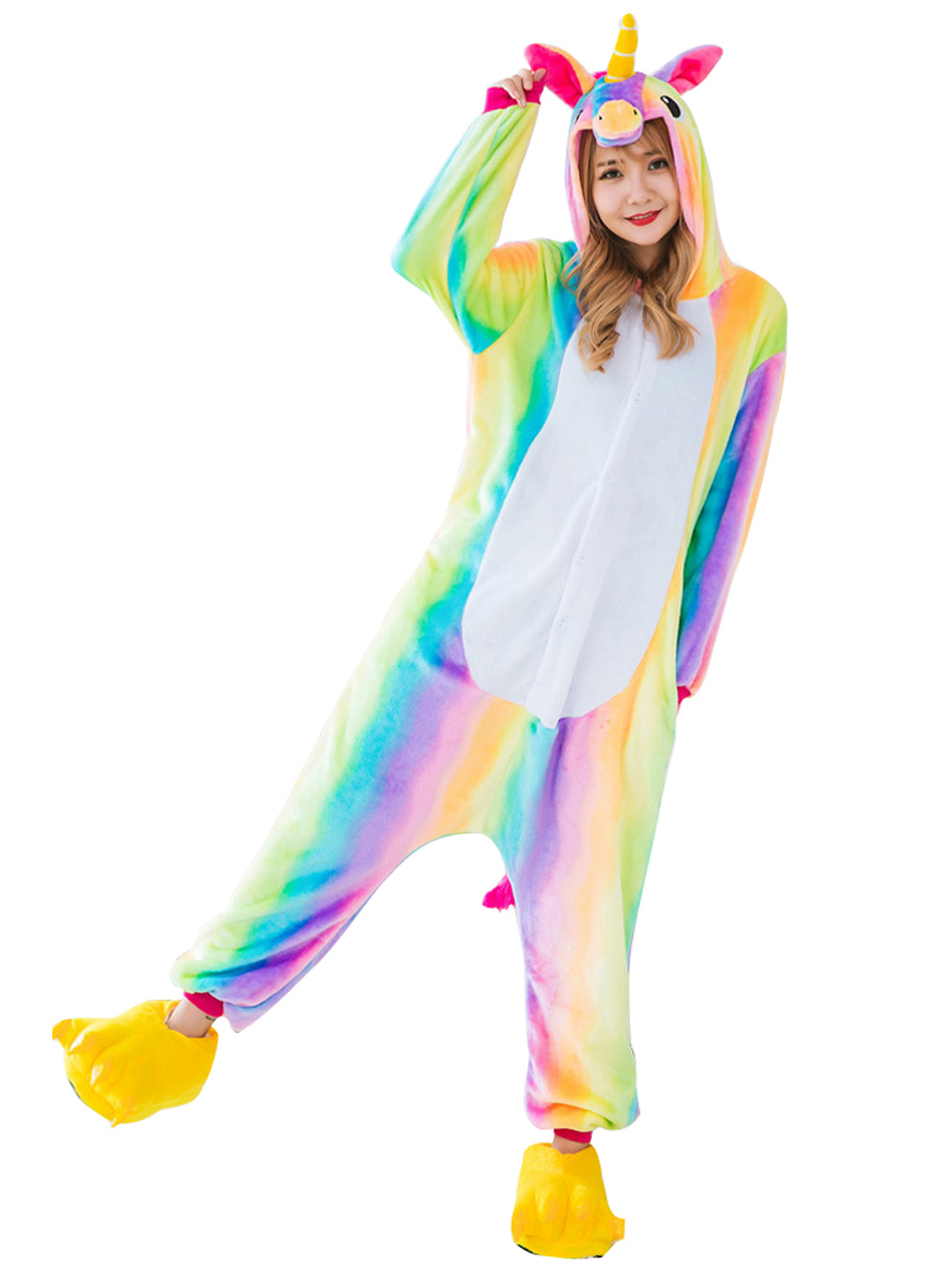 Shop Sale Cheap Adult Animal Unicorn Onesies Kigurumi Hoodie Costume Pajamas-NKCOS