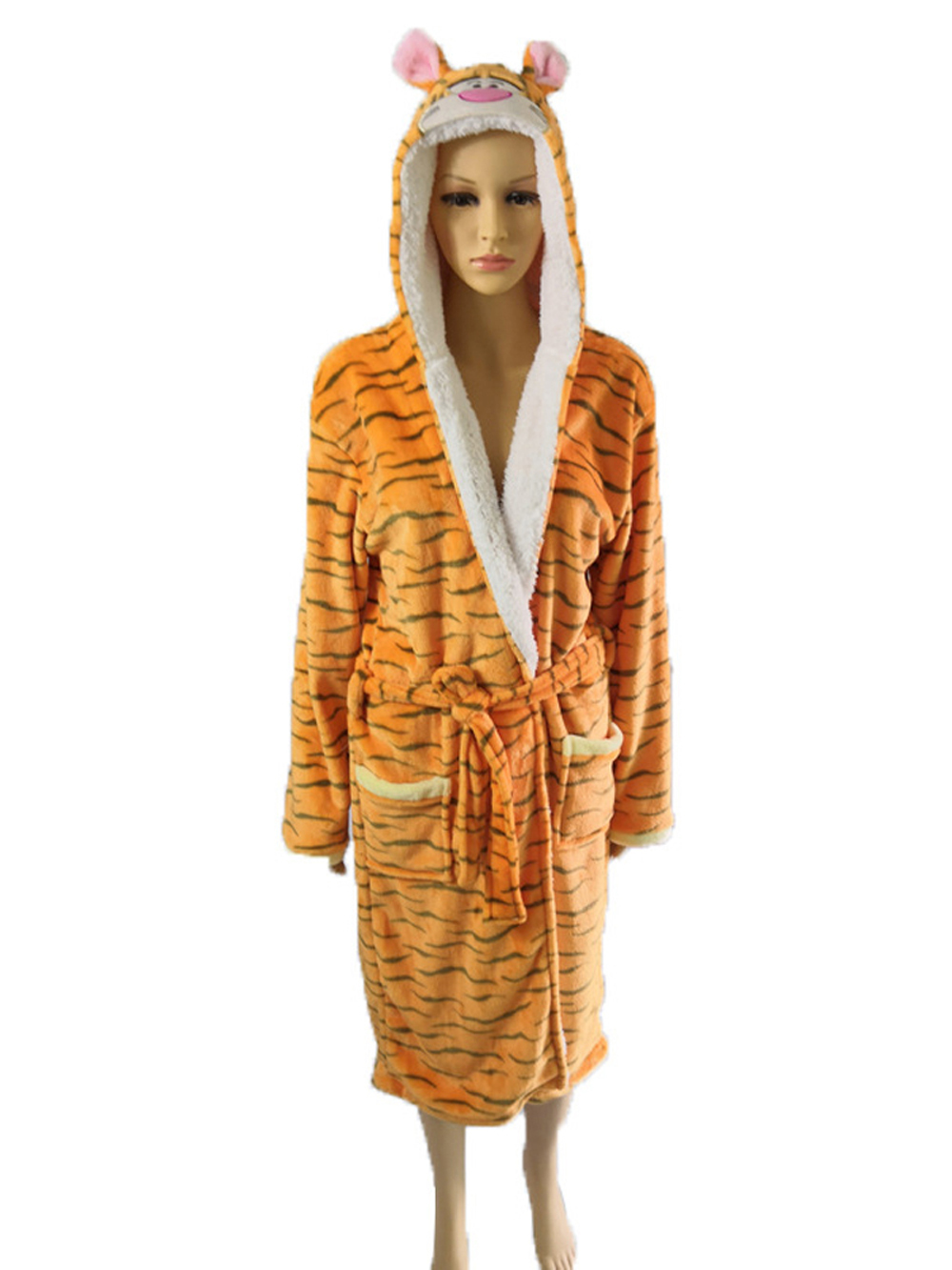 Shop Sale Cheap Adult Kids Tiger Bathrobe Animal Kigurumi Onesies Pajamas-NKCOS