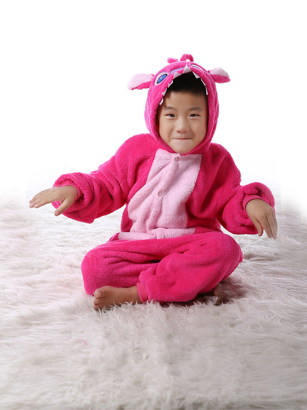 Kids Onesies Hoodie Stitch Animal Pajamas Kigurumi Costume