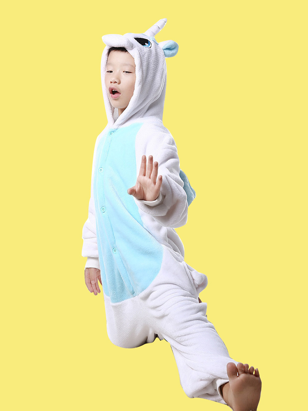 Unicorn Kids kigrumi Onesies Hoodie Animal Costume Pajamas