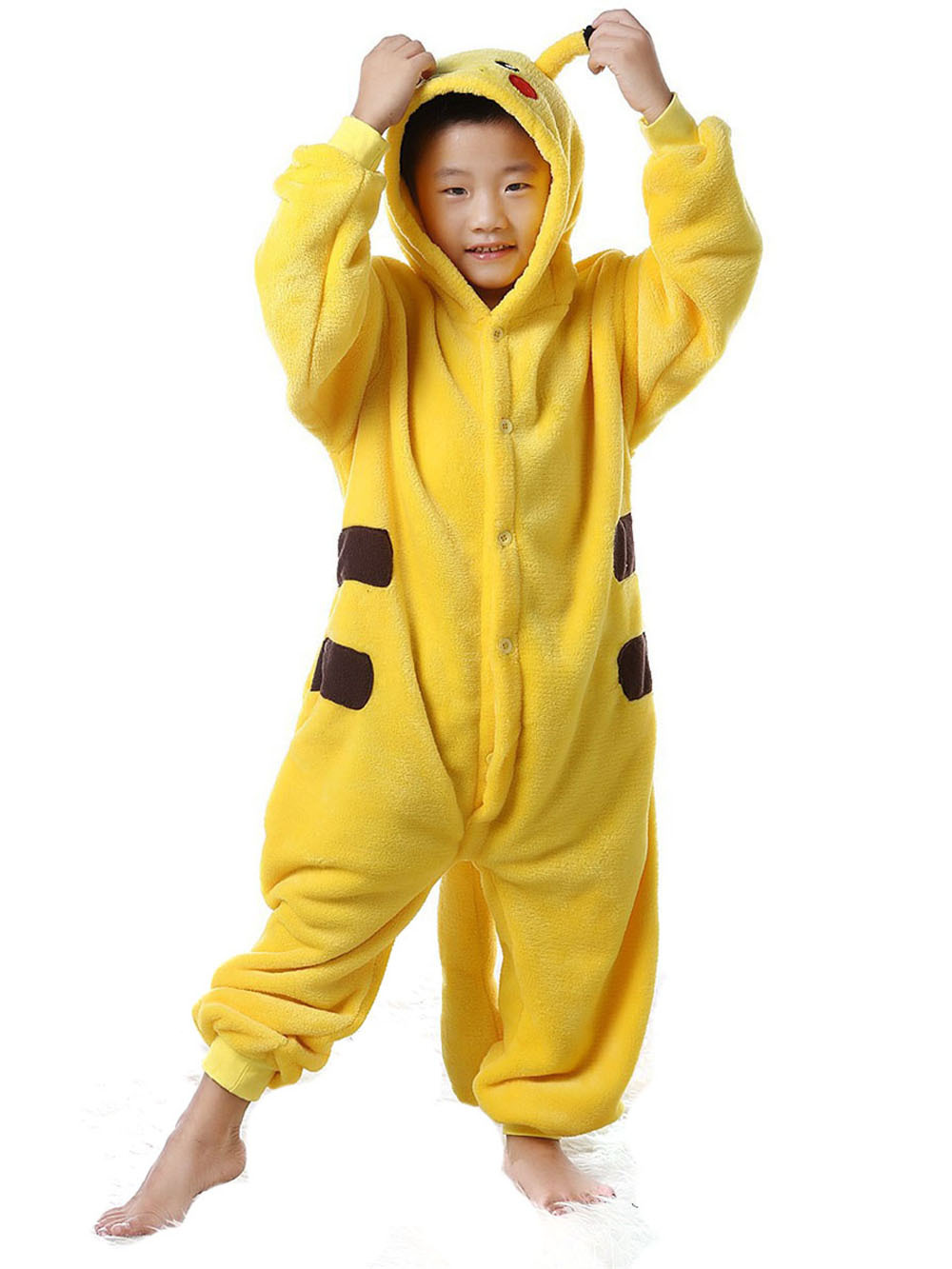 Pokemon Pikachu Kigurumionesies for Kids Animal Pajamas Costumes-PajamasFun