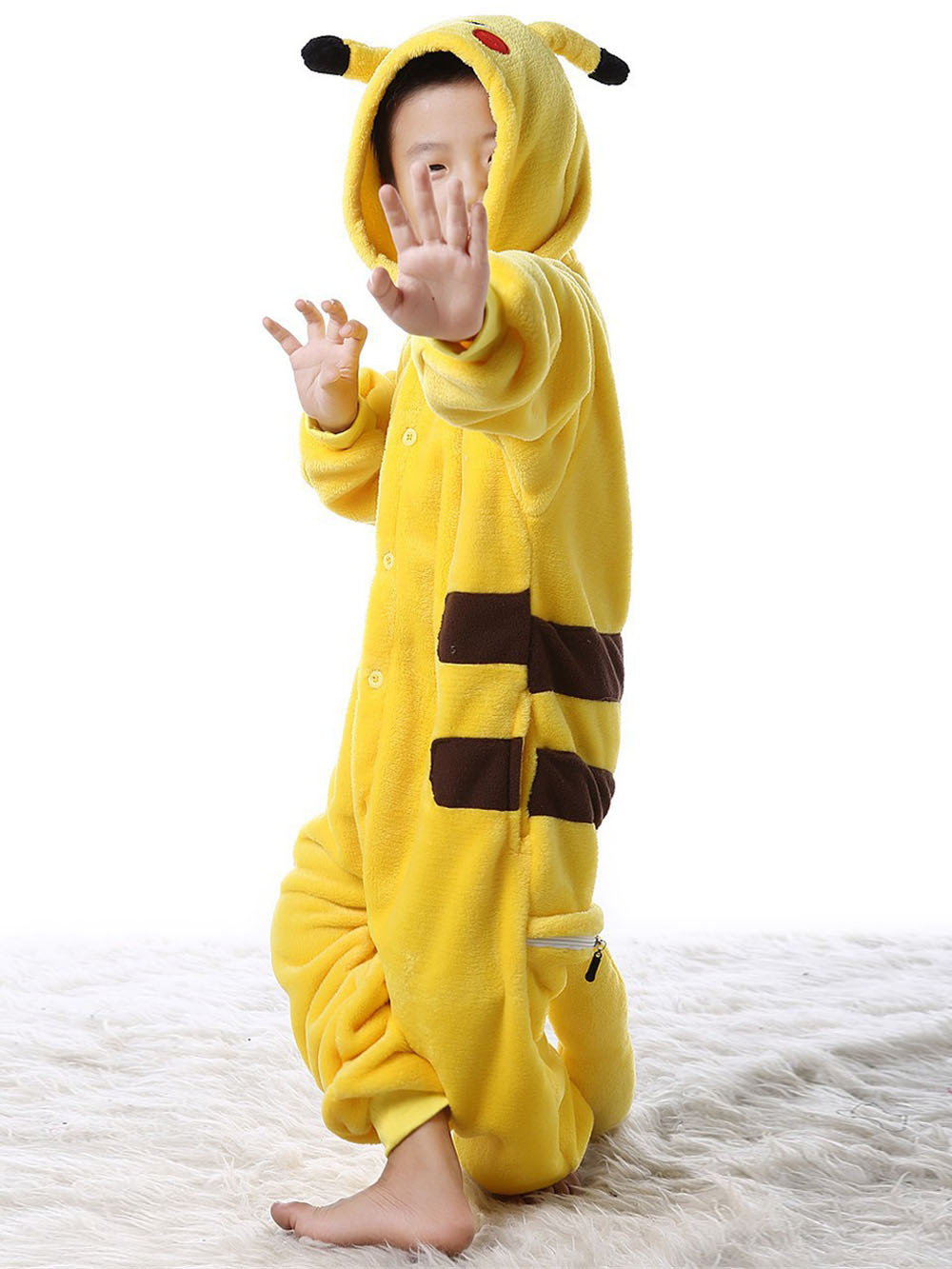 Pokemon Pikachu Kigurumionesies for Kids Animal Pajamas Costumes-PajamasFun