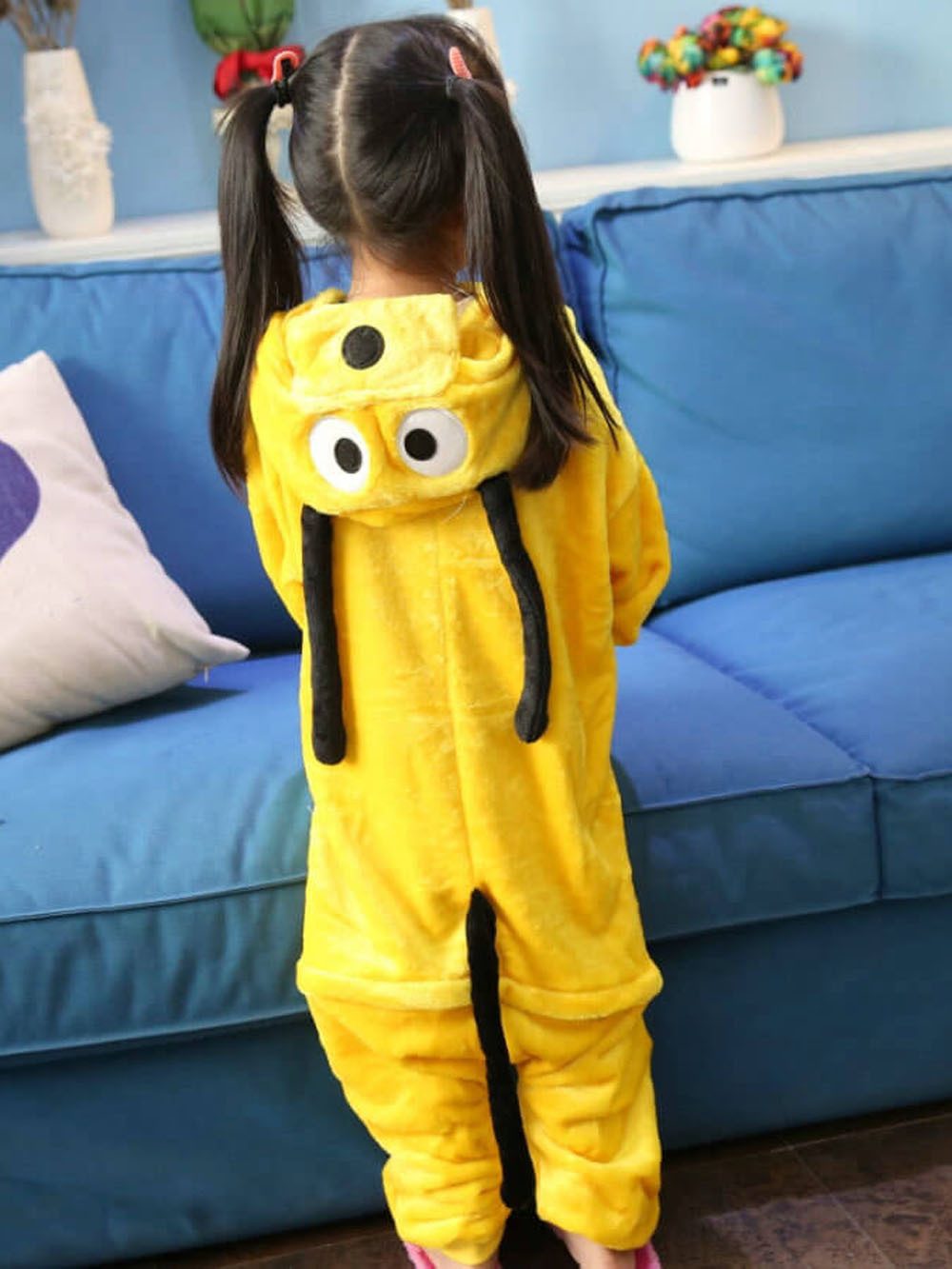 Kids Pluto Dog Onesies Kigurumi Hoodie Animal Pyjama Costume-PajamasFun