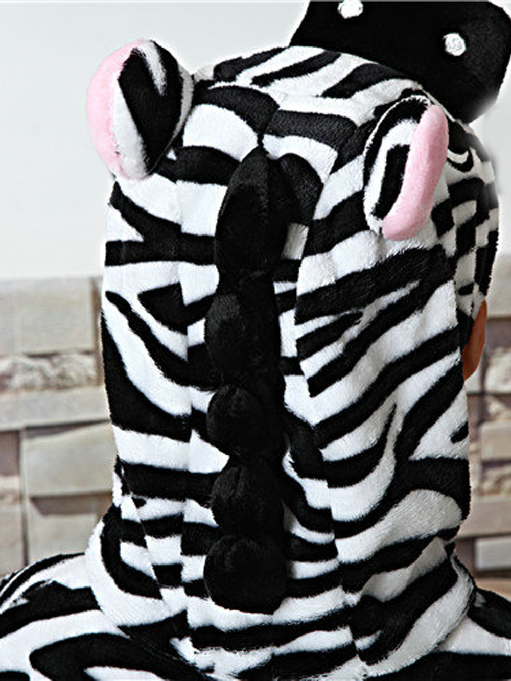 Zebra Kids Kigurumi Pajamas Animal Onesies Hoodie Costume-PajamasFun