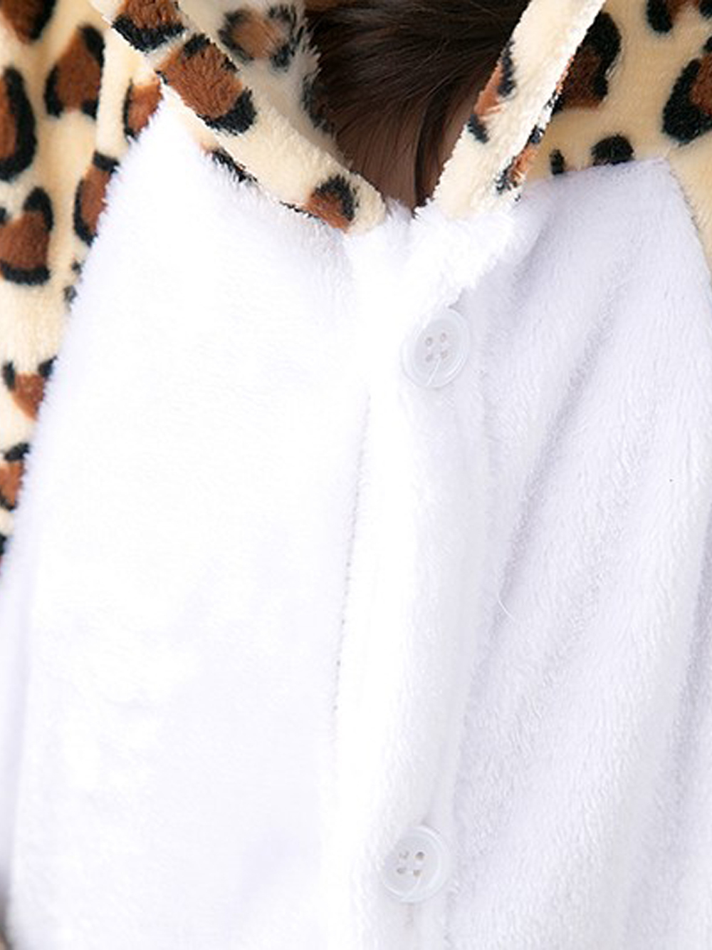 Kids Leopard Bear Onesies Animal Kigurumi Costume Pajamas