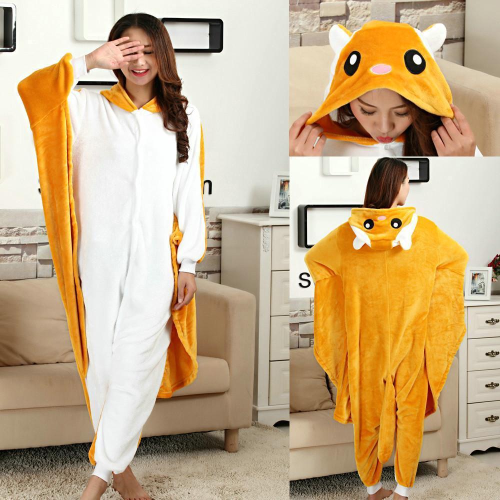 Shop Sale Cheap Adult Flying Squirrel Animal Onesies Hoodie Kigurumi Pajamas-NKCOS