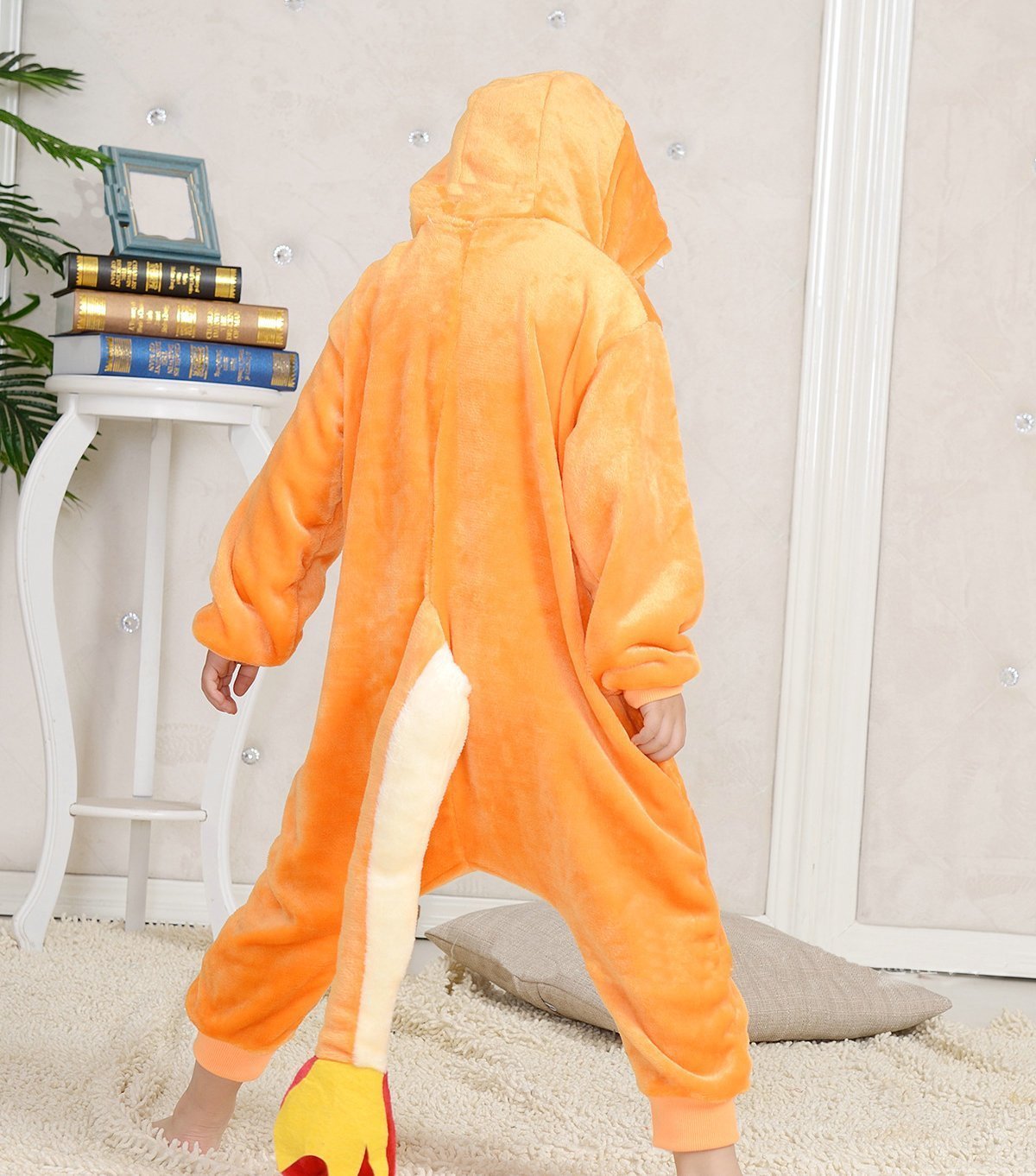 Kids Pokémon Pokemon Charizard Charmander Costume Kigurumi Onesies Pajamas